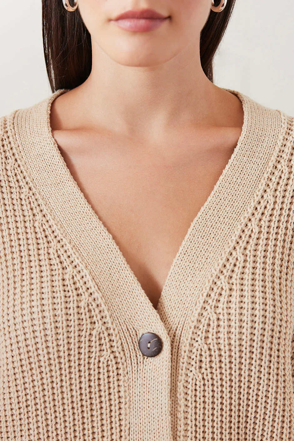 Emily Cardigan in Sand - Image 6