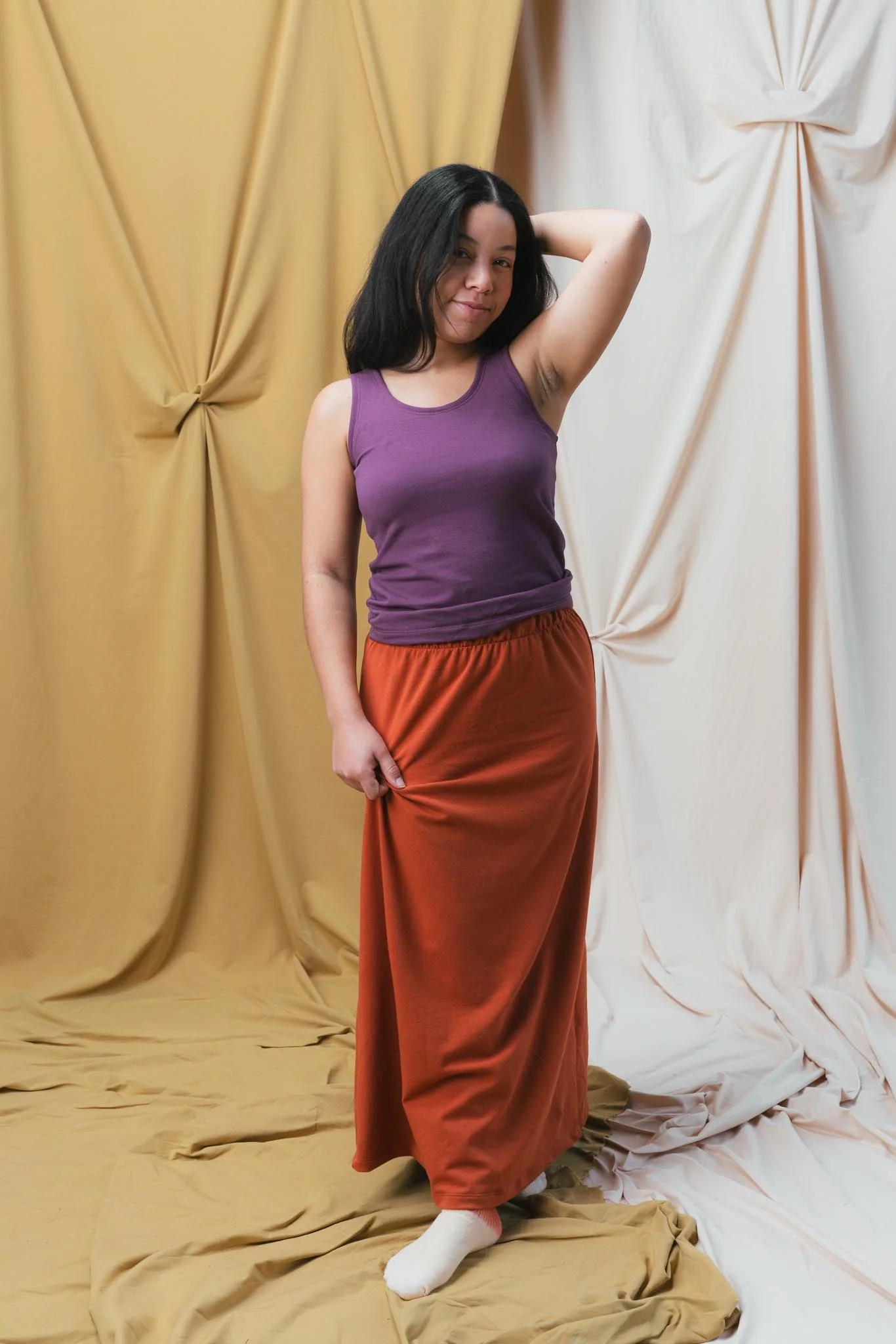 Emmeline Skirt in Persimmon - Image 3