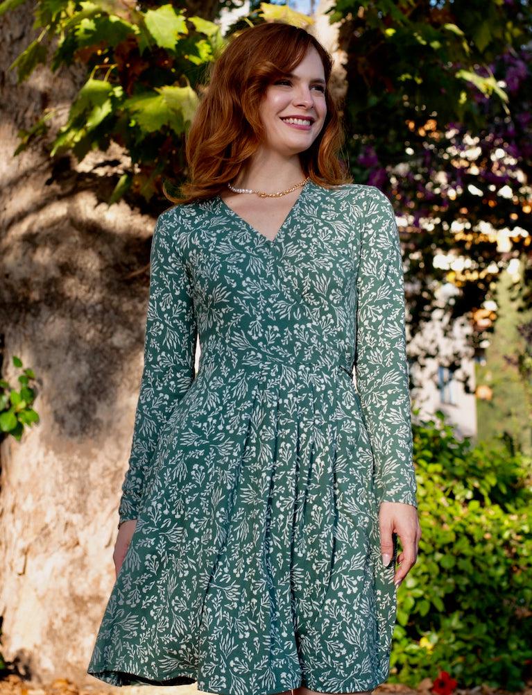 Enchanted Organic Wrap Dress - Image 3