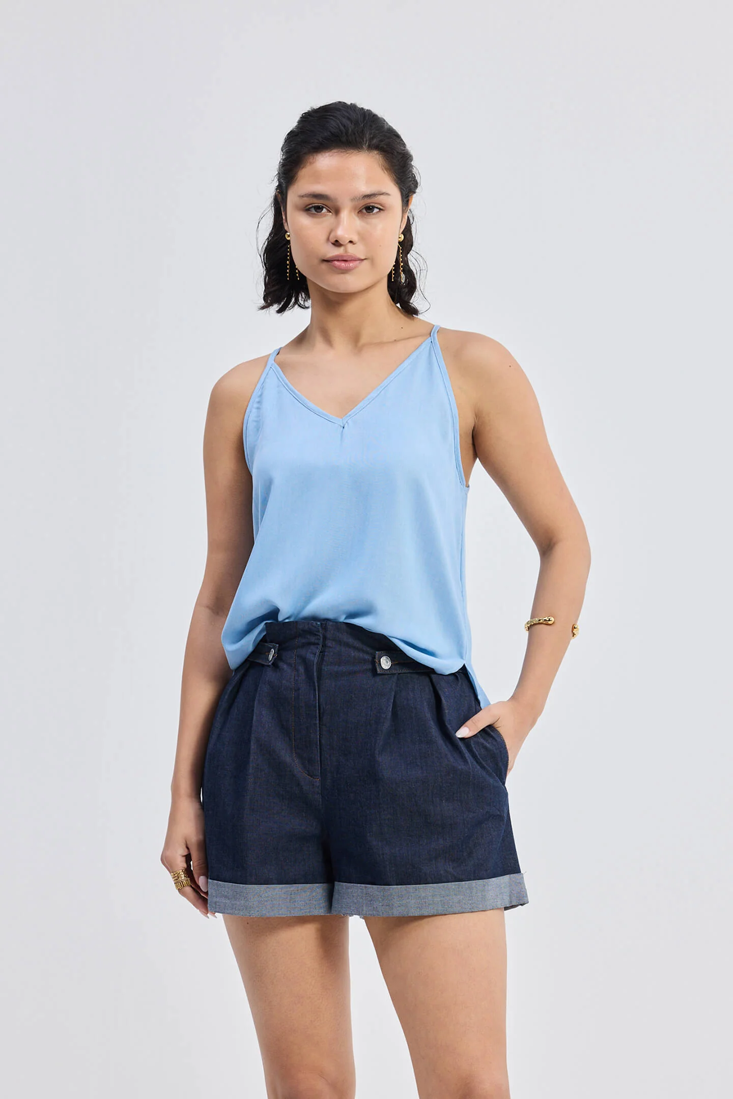 Endless Sunday Top in Denim - Image 5