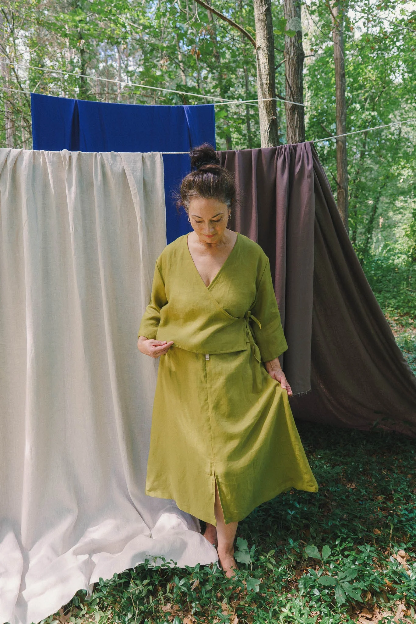 Esme Skirt (Updated) in Avocado - Image 2