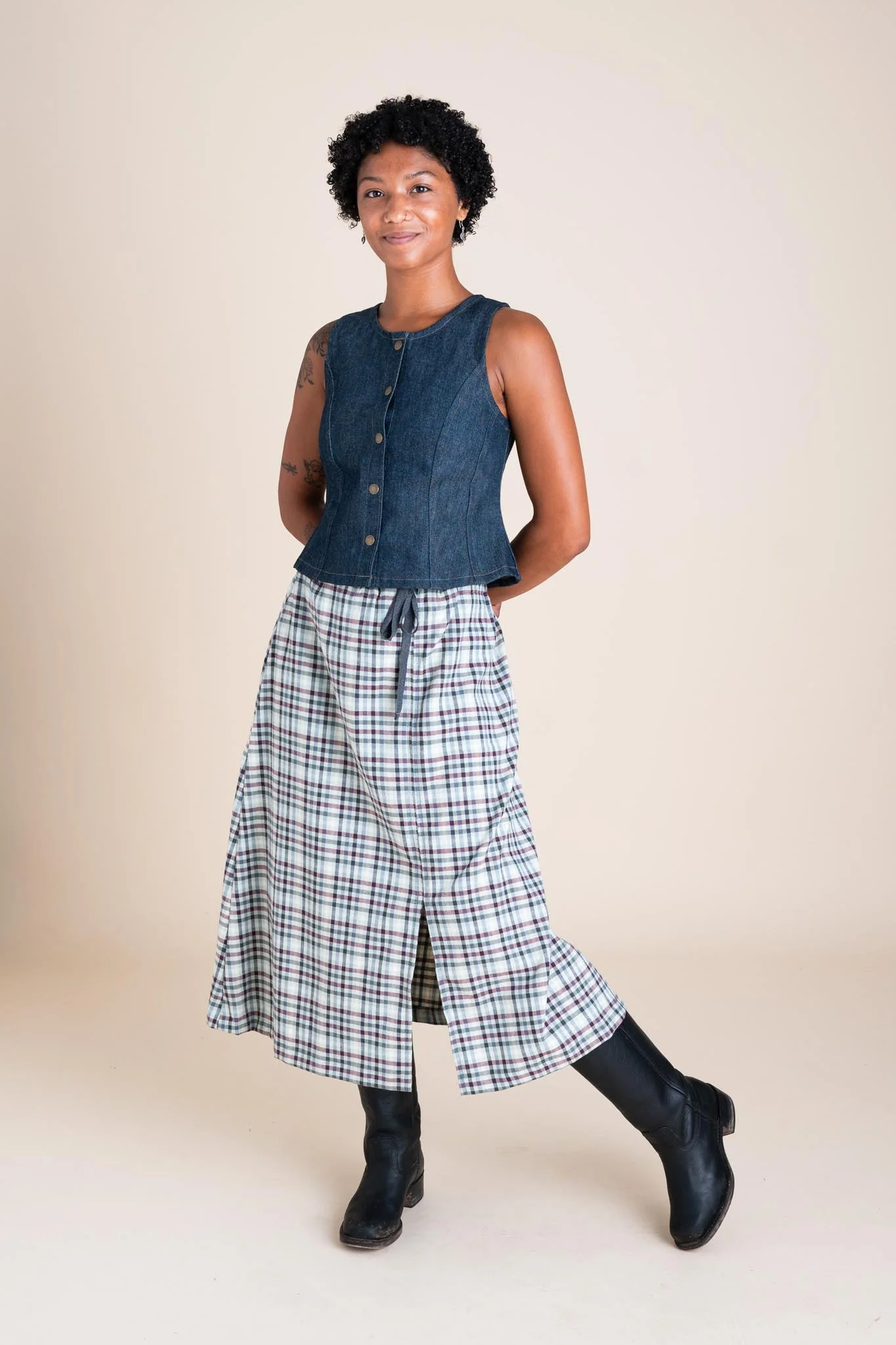 Esme Skirt (Updated) in Grove - Image 2
