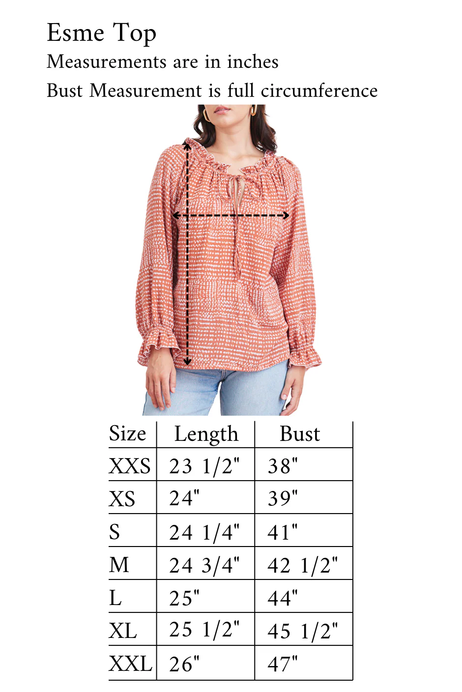 Esme Top in Saffron Dot - Image 6