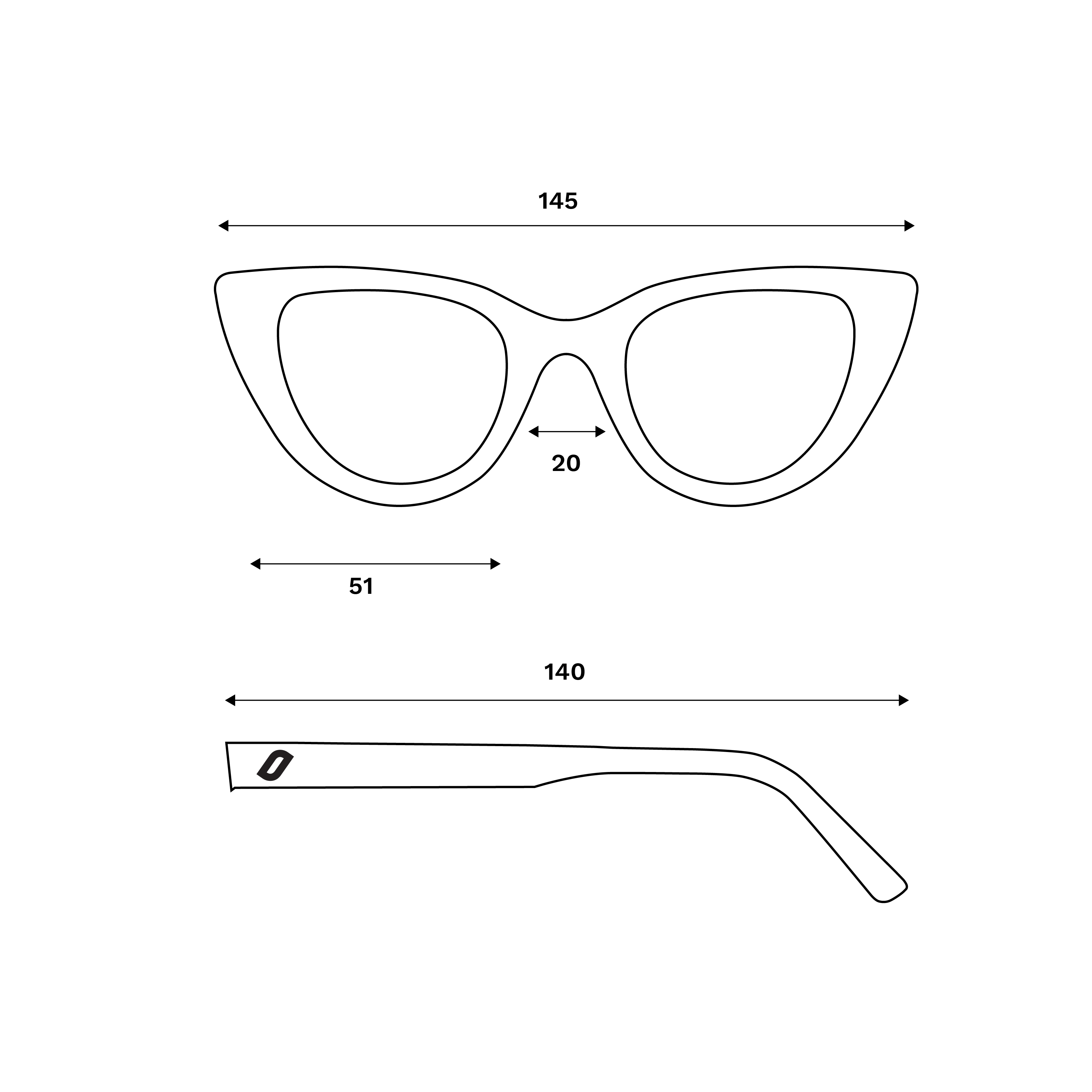 Evora - Womens Bio Acetate Sunglasses - Image 14