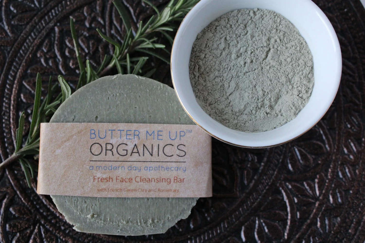 Face Wash Facial Cleansing Bar with French Green Sea Clay - Image 6