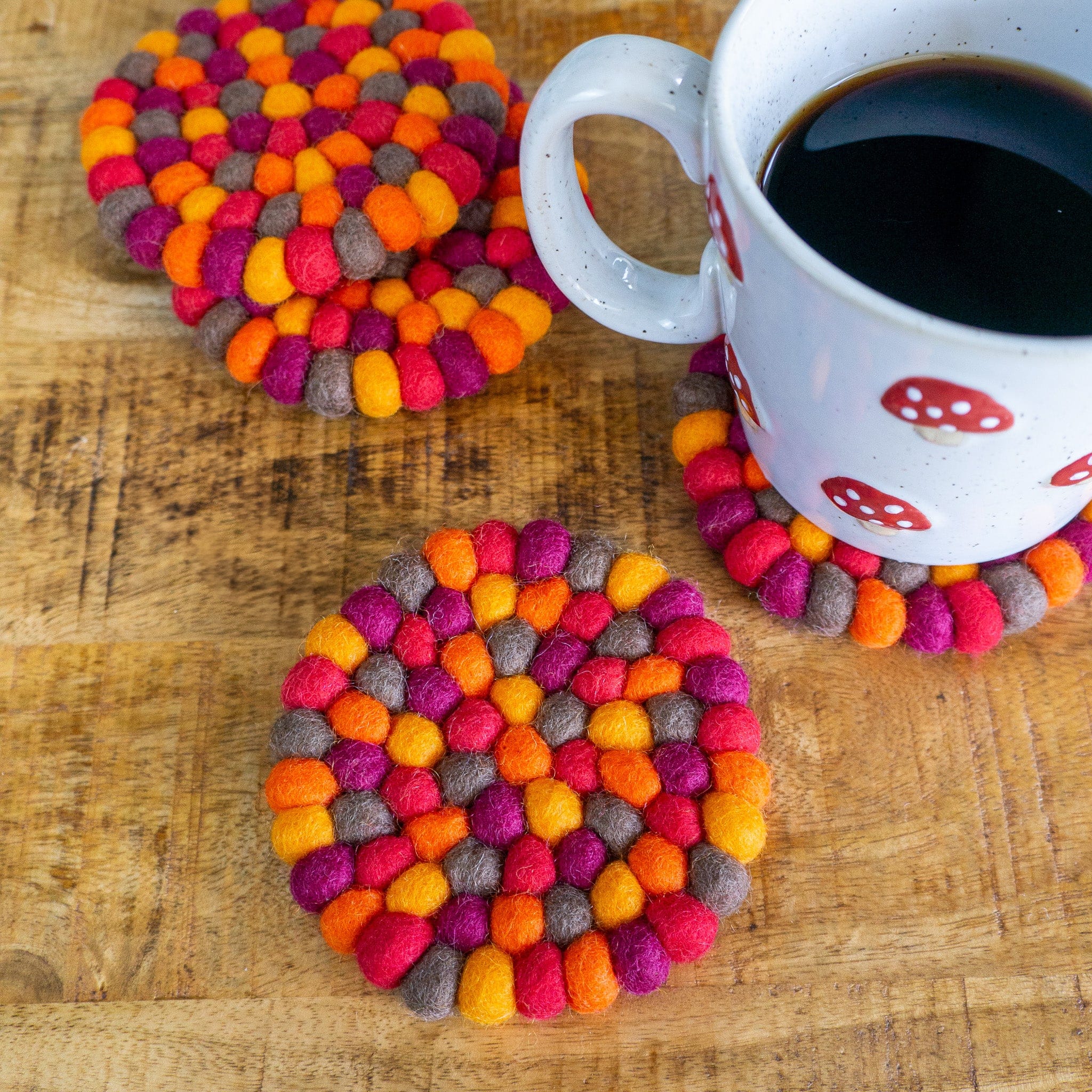 Falling Leaves Eco Coasters - Image 2