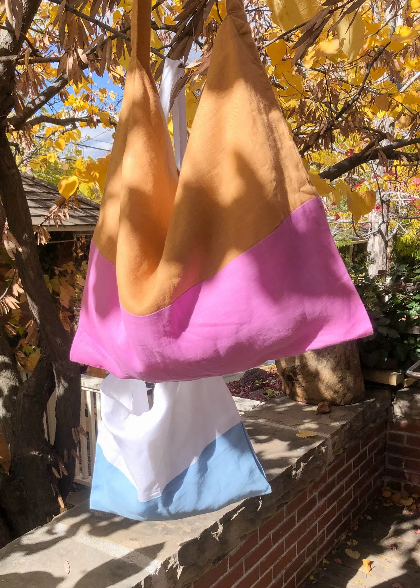 Farmers Market Bag - Clay & Dahlia Linen - Image 4