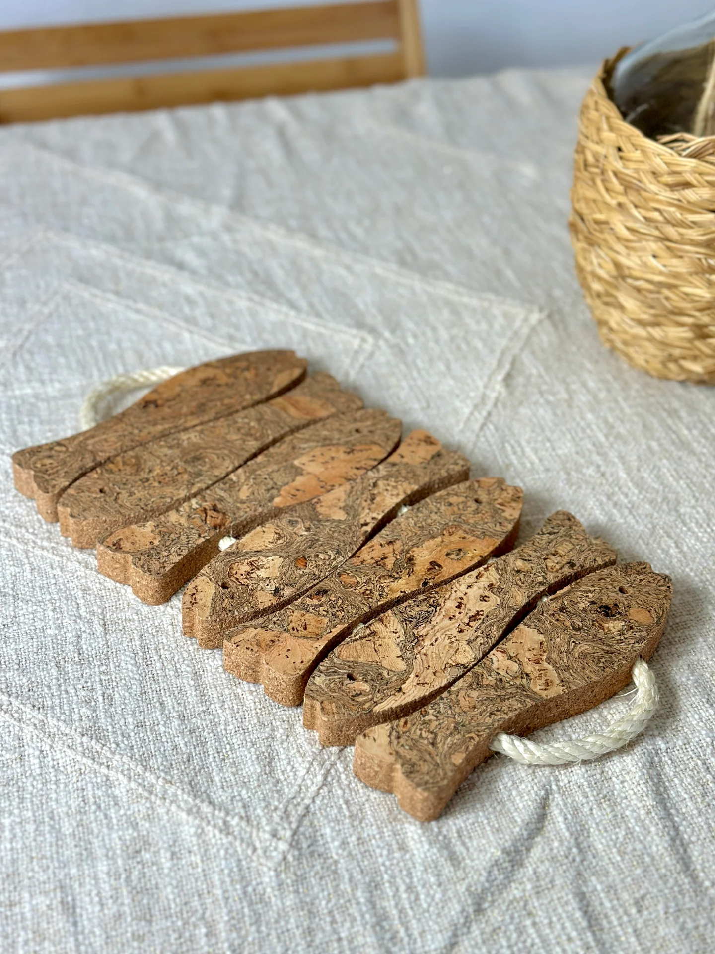 “Festa dei Sette Pesci” Seven Fish Cork Trivet - Image 3