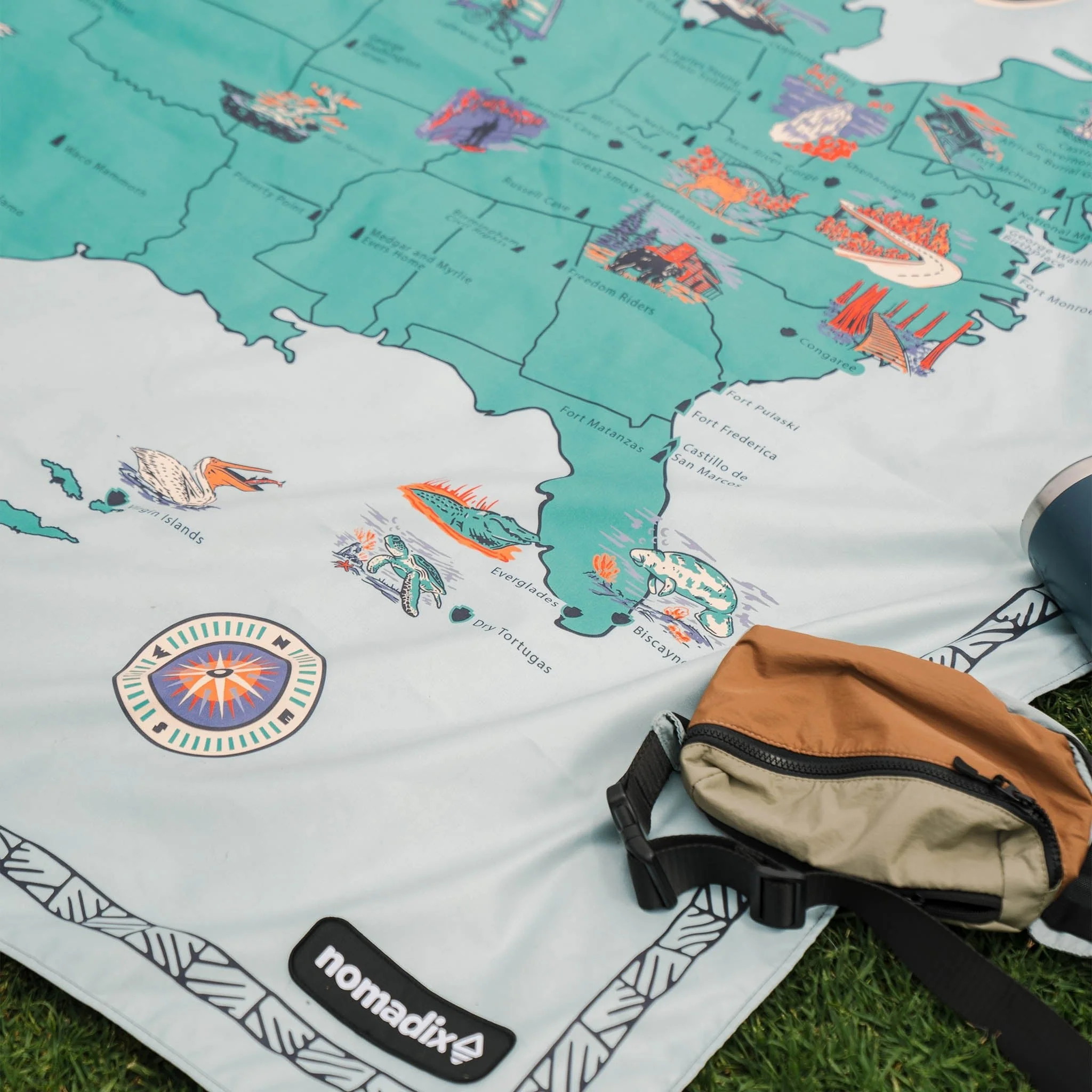 Festival Blanket: National Parks and Monuments Map - Image 3