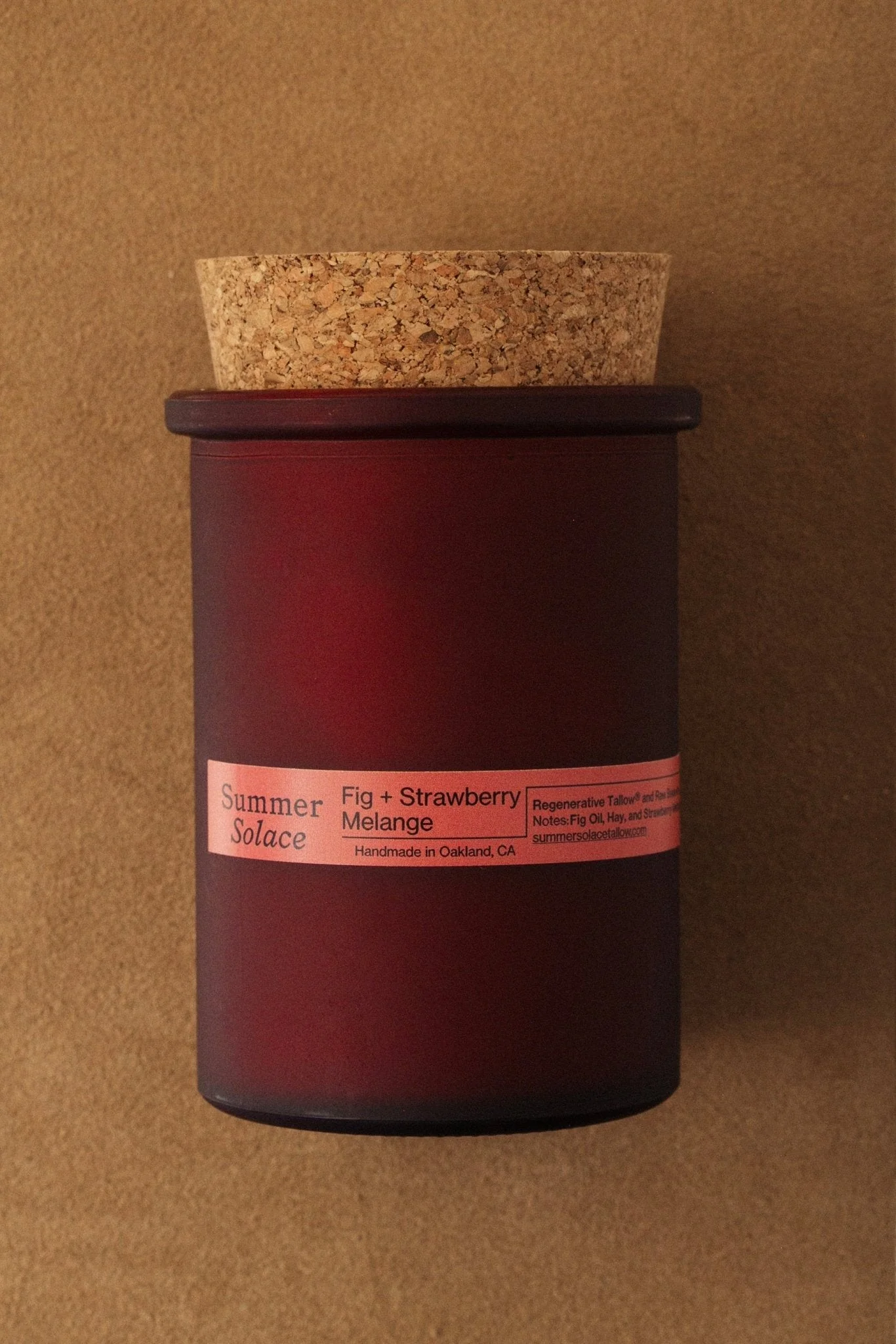 Fig & Strawberry Mélange – Tallow Candle | 6 oz - Image 3