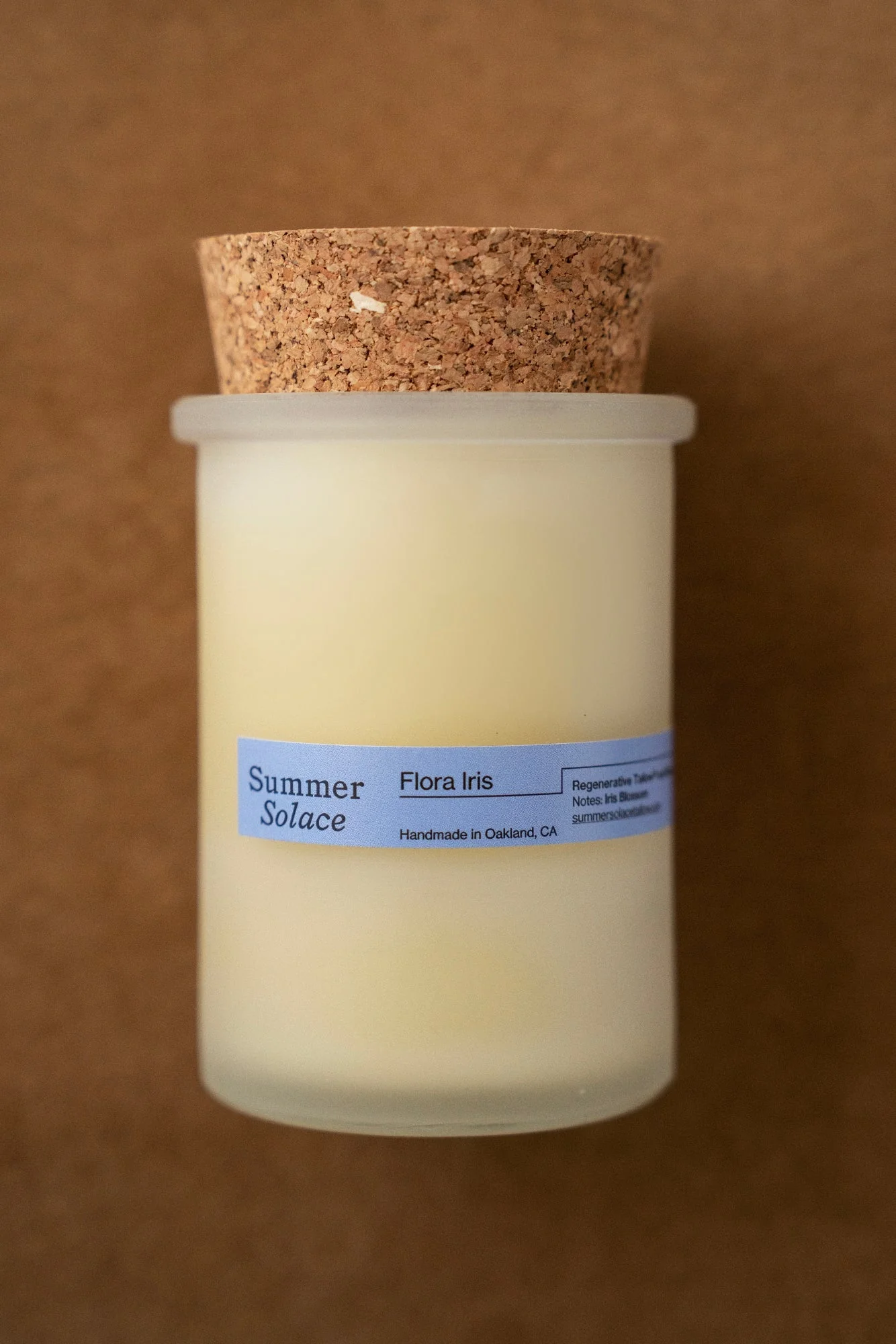 Flora Iris – Tallow Candle with Orris & Palo Santo | 6 oz - Image 3
