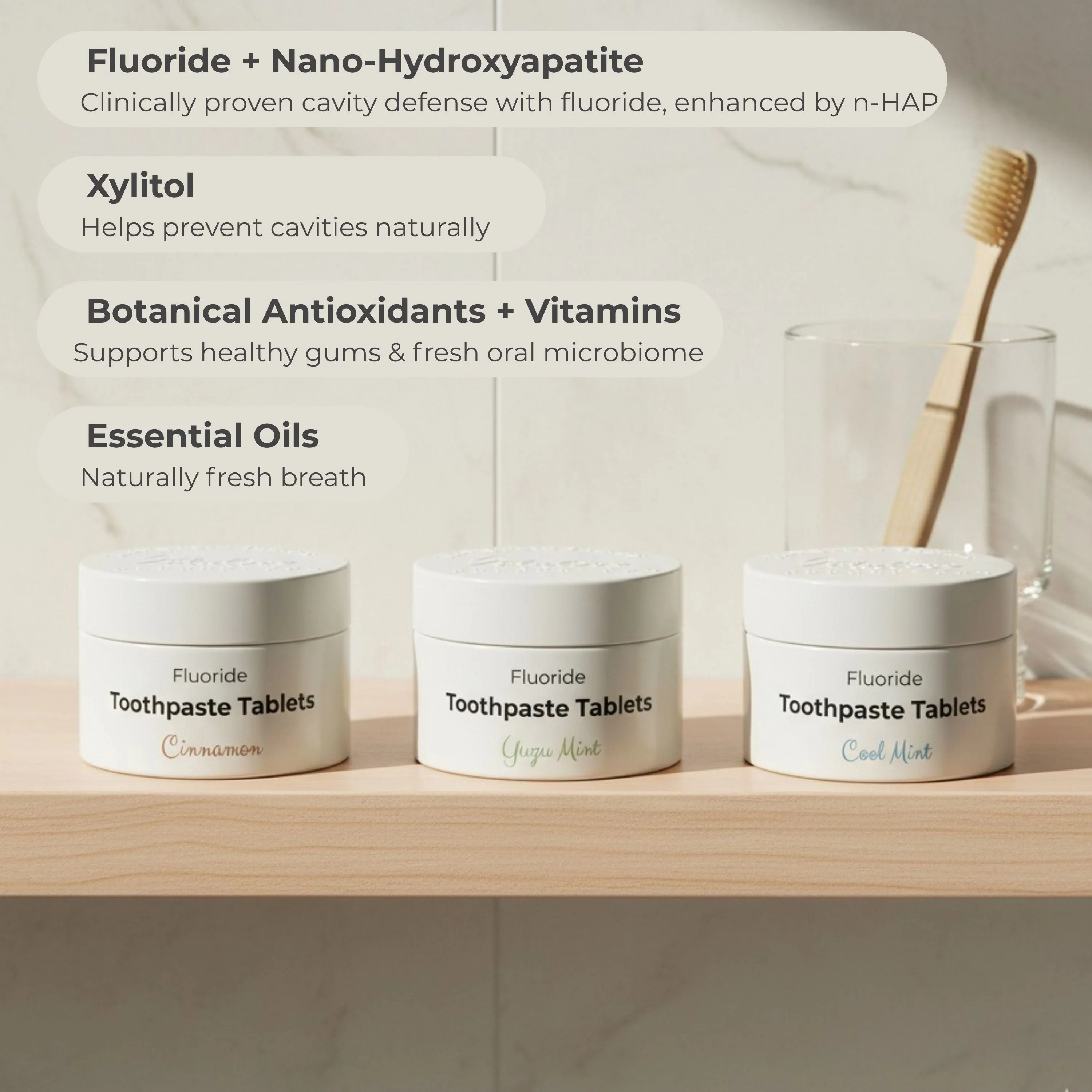 Fluoride Cinnamon Toothpaste Tablets — 1 Month - Image 4