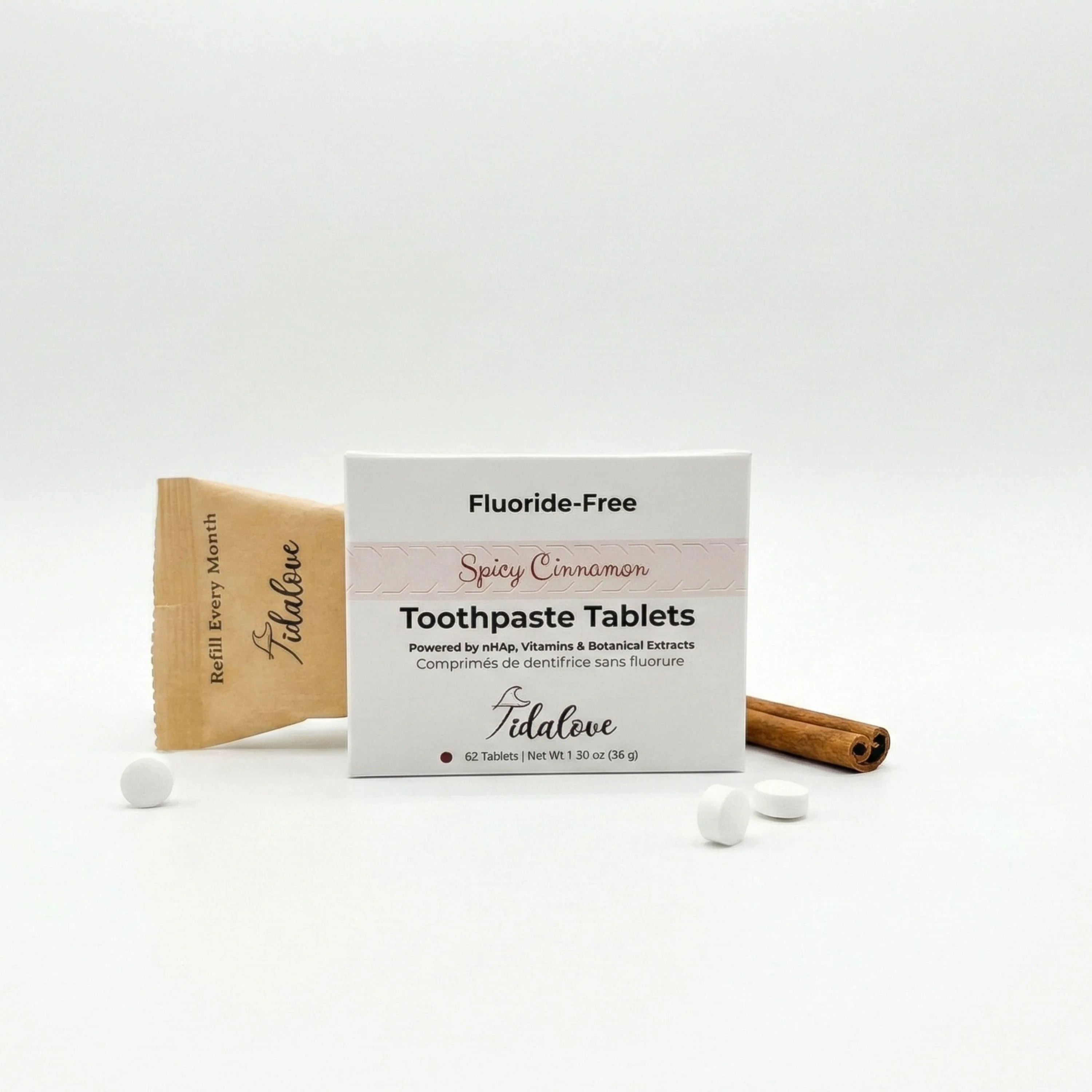 Fluoride-Free Cinnamon Toothpaste Tablets — 1 Month - Image 11