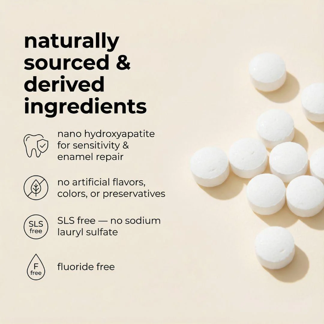 Fluoride-Free Cinnamon Toothpaste Tablets — 1 Month - Image 3