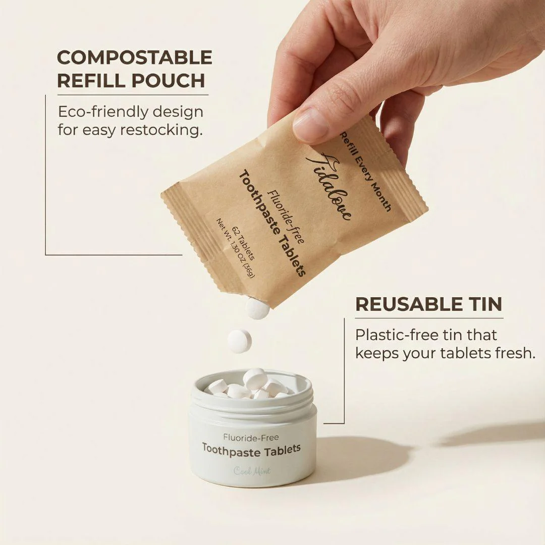 Fluoride-Free Cinnamon Toothpaste Tablets — 1 Month - Image 6