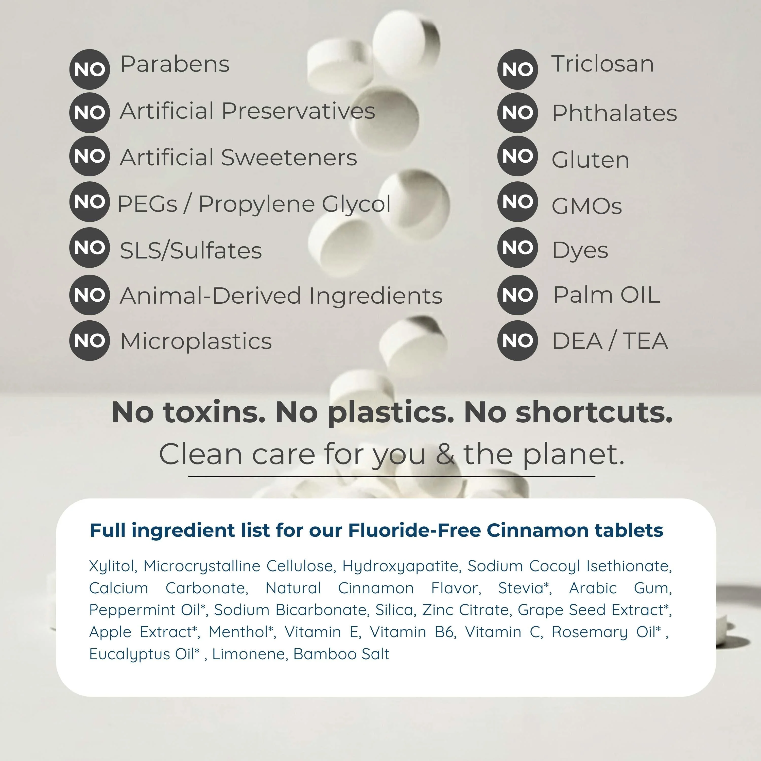 Fluoride-Free Cinnamon Toothpaste Tablets — 4 Months - Image 16