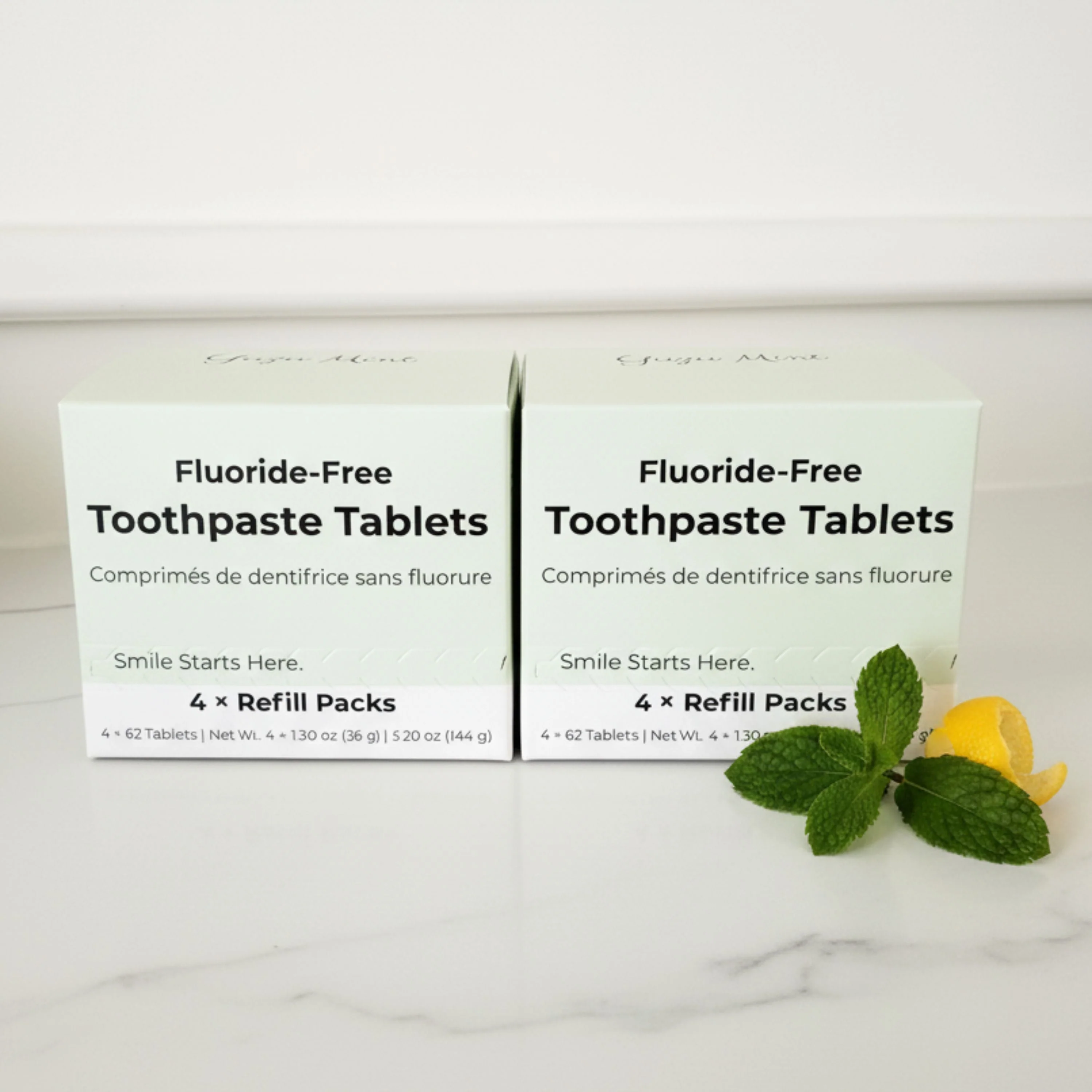 Fluoride-Free Yuzu Mint Toothpaste Tablets — 4 Months - Image 12