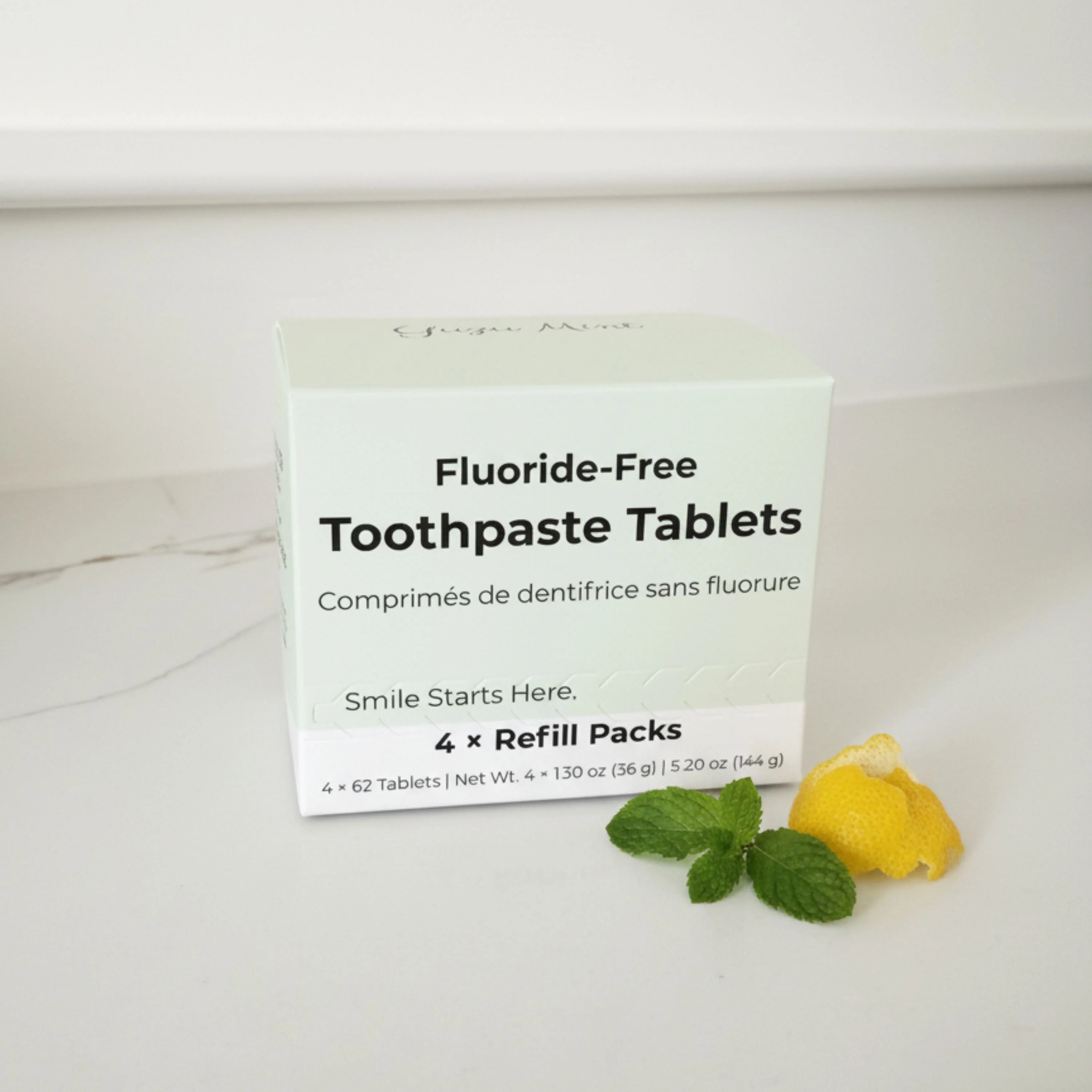 Fluoride-Free Yuzu Mint Toothpaste Tablets — 4 Months - Image 13