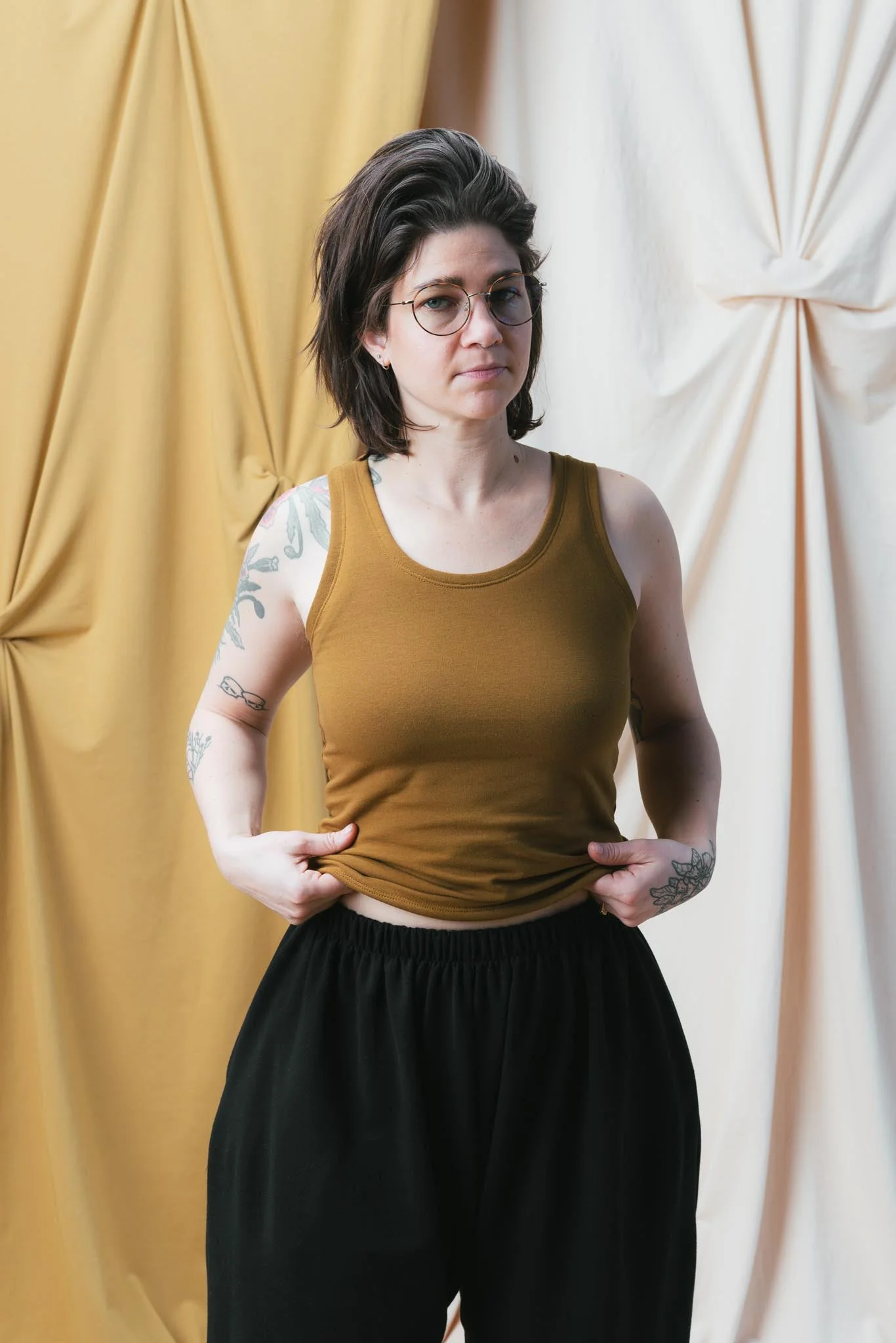 Frances Tank in Almond - Image 2