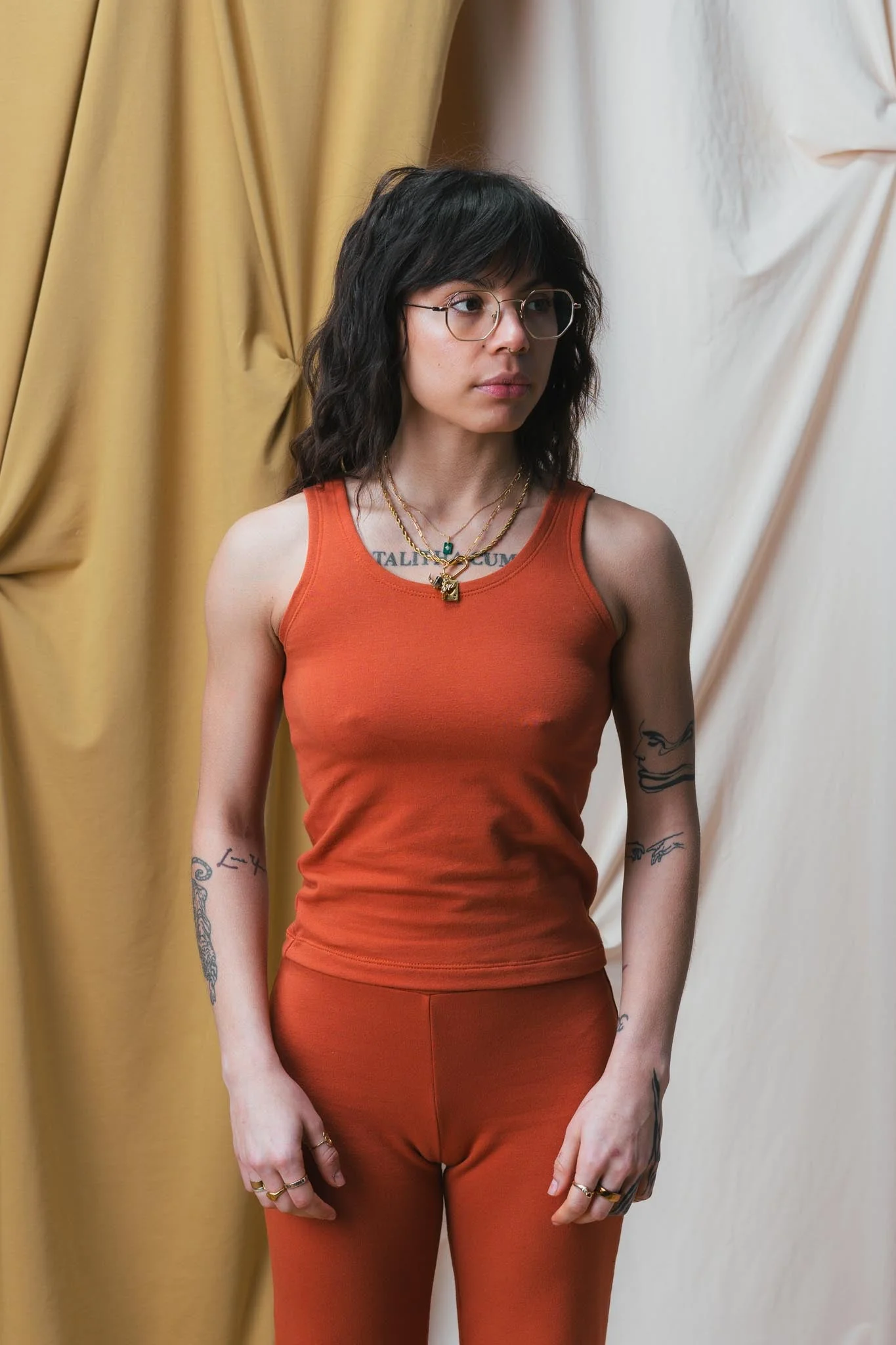 Frances Tank in Persimmon - Image 2
