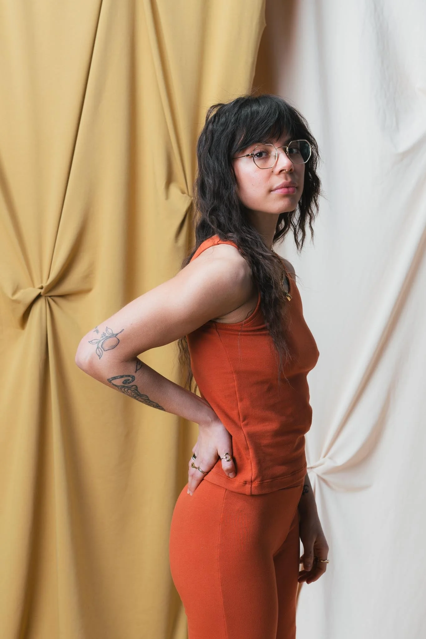 Frances Tank in Persimmon - Image 3