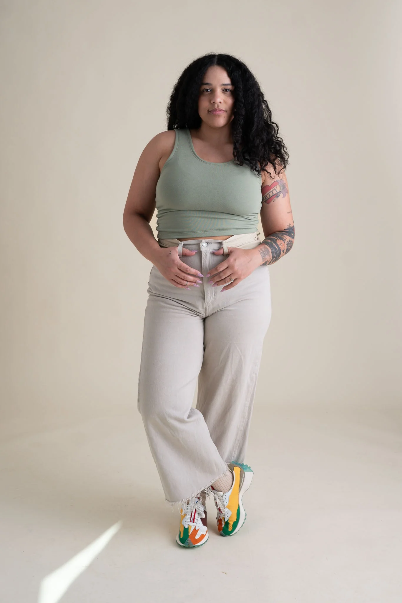 Frances Tank in Pistachio - Image 4