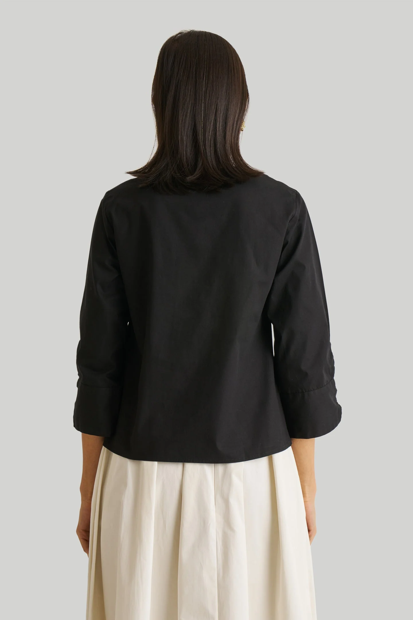 Front Twist Top in Black - Image 2