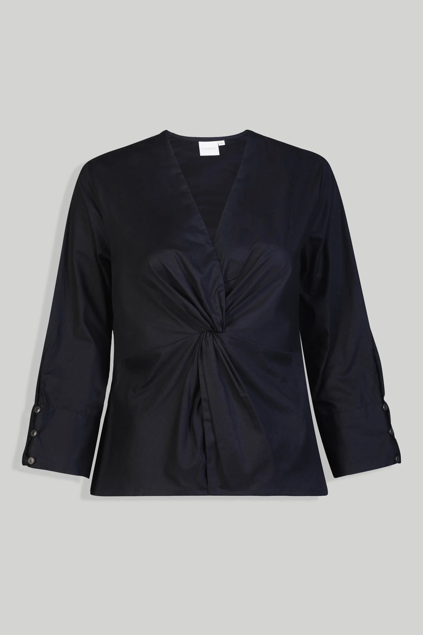 Front Twist Top in Black - Image 7