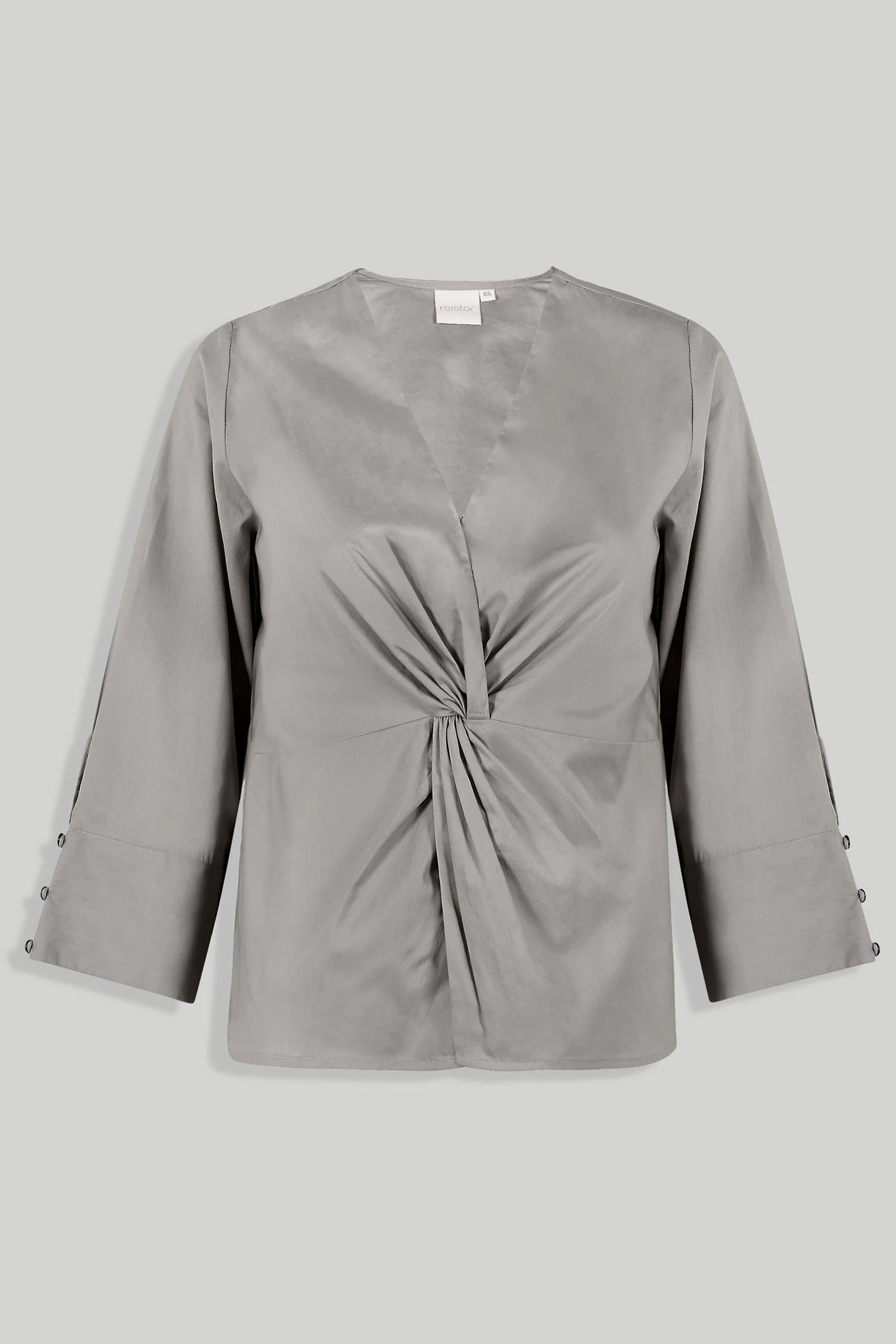 Front Twist Top in Ecru - Image 4
