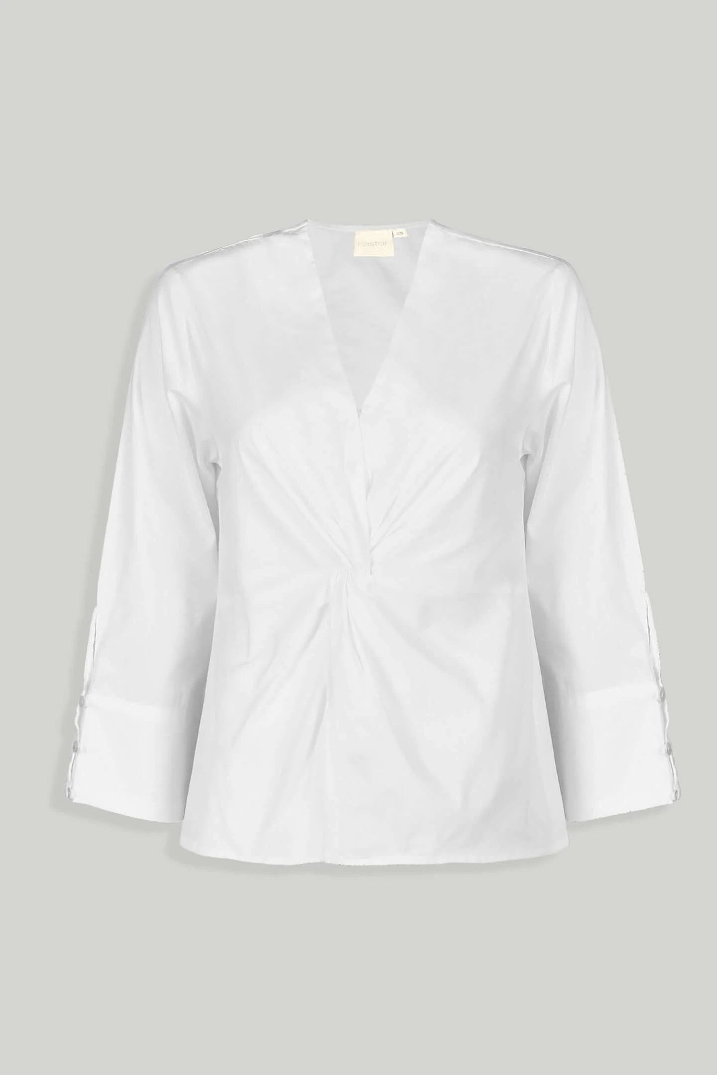 Front Twist Top in White - Image 8