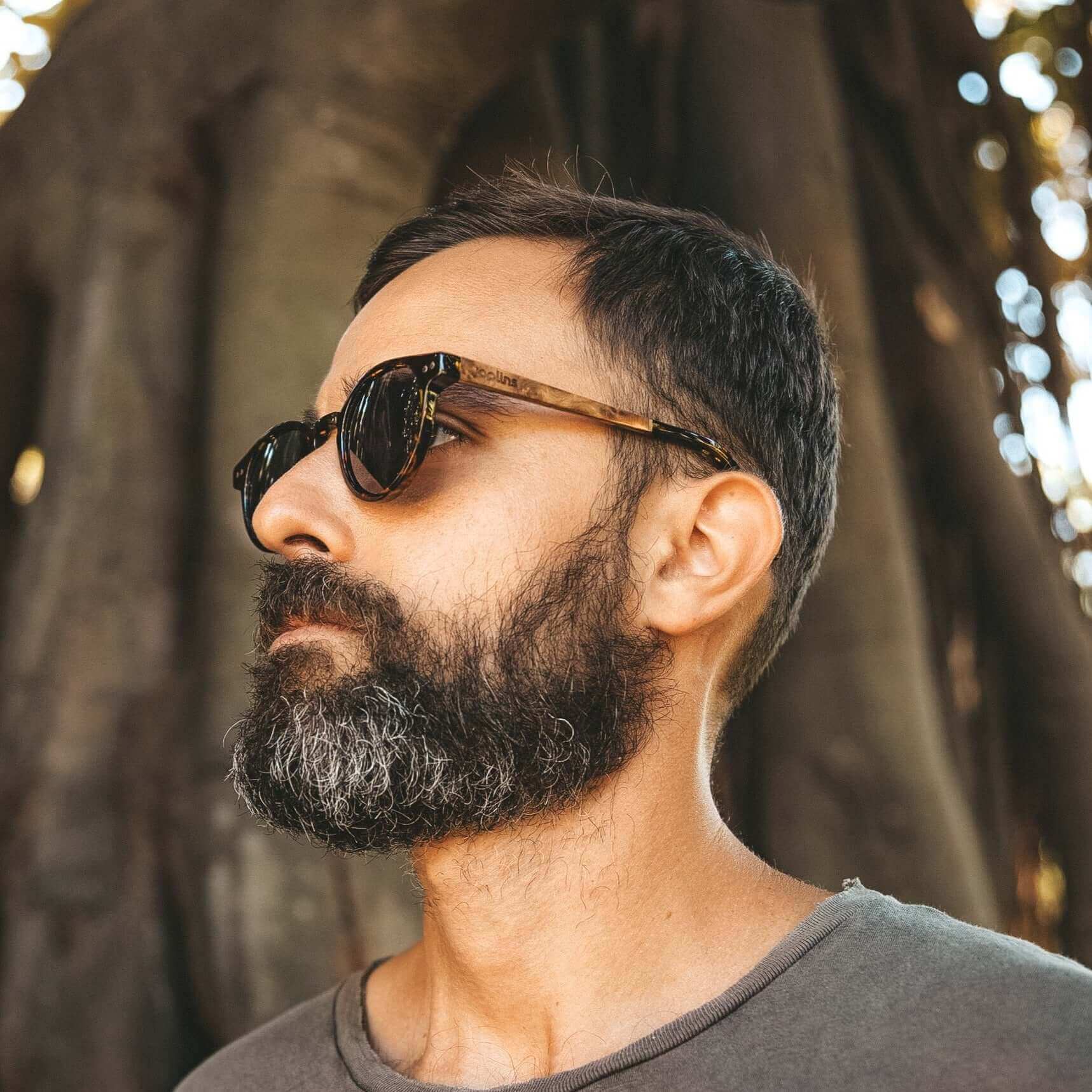 Ganges - Unisex Wood and Bio Acetate Sunglasses - Image 17