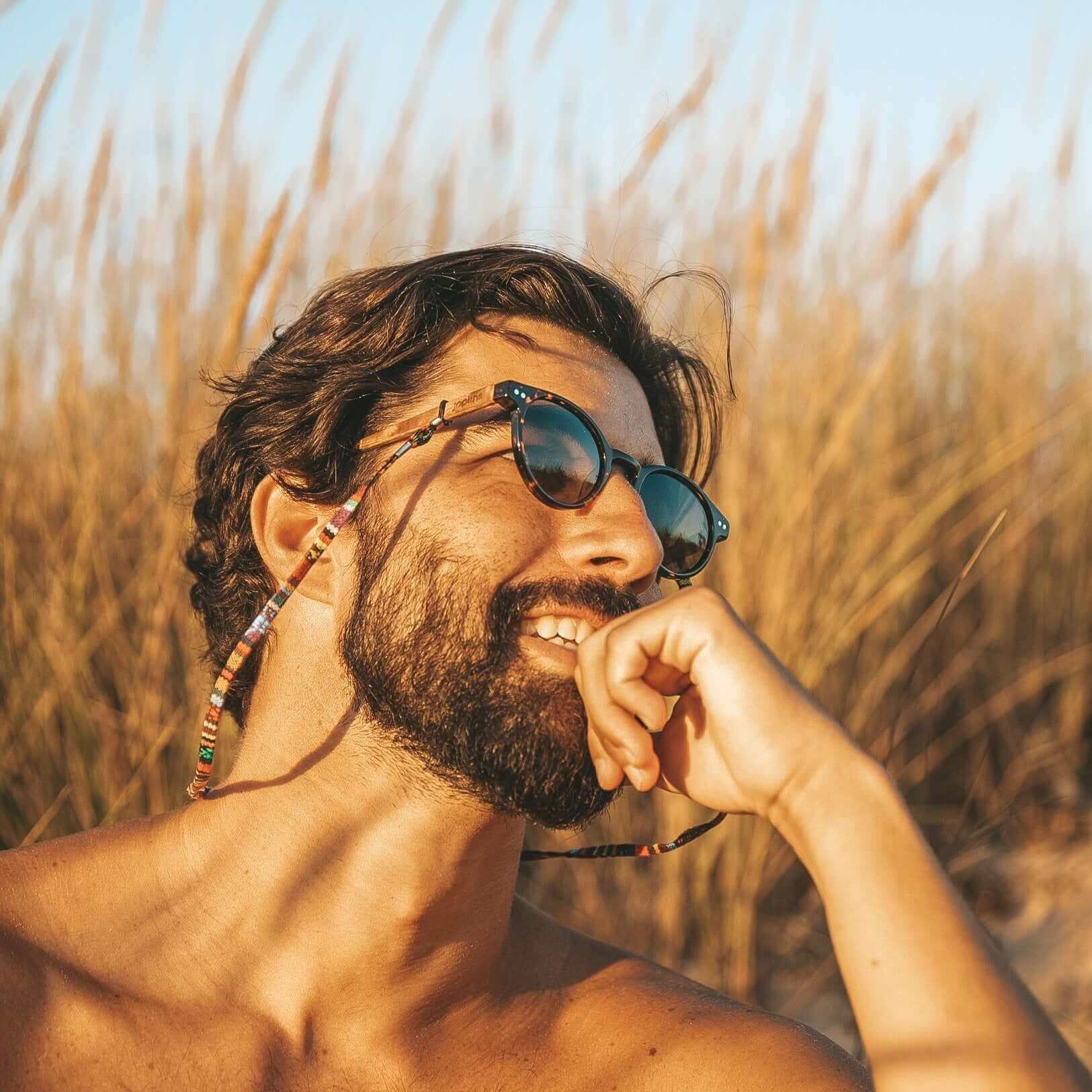 Ganges - Unisex Wood and Bio Acetate Sunglasses - Image 19