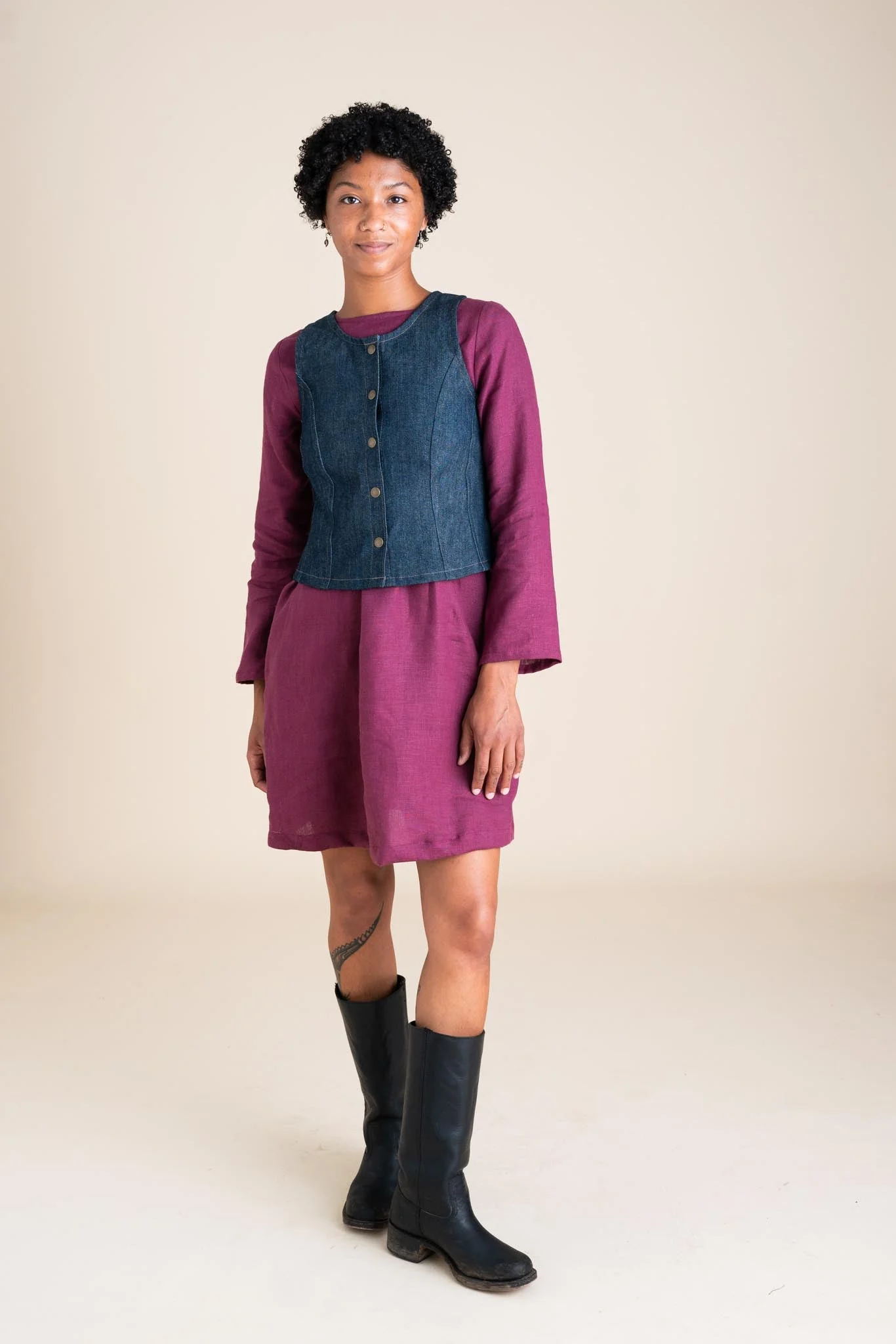 Garden Dress in Orchid - Image 6