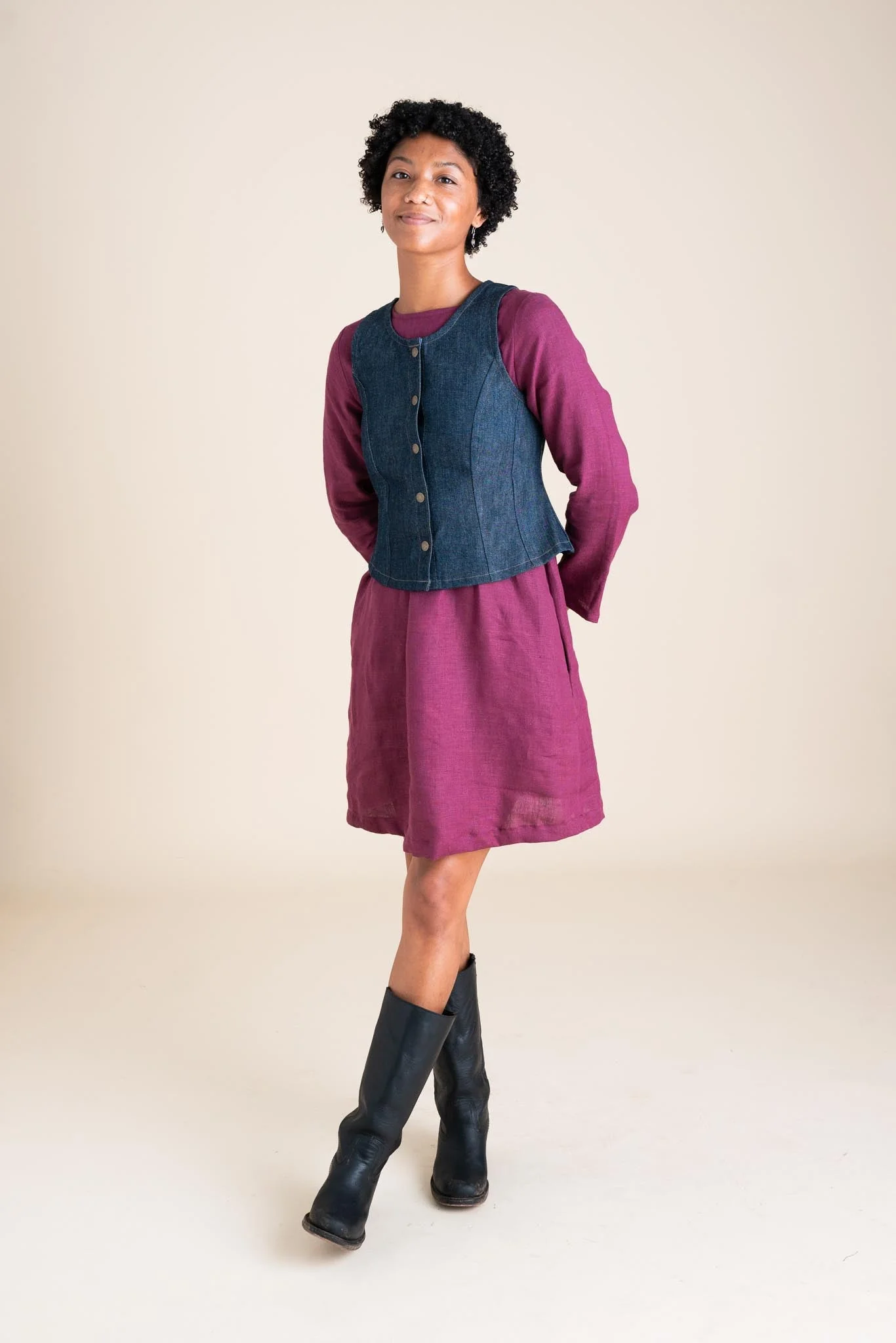 Garden Dress in Orchid - Image 7