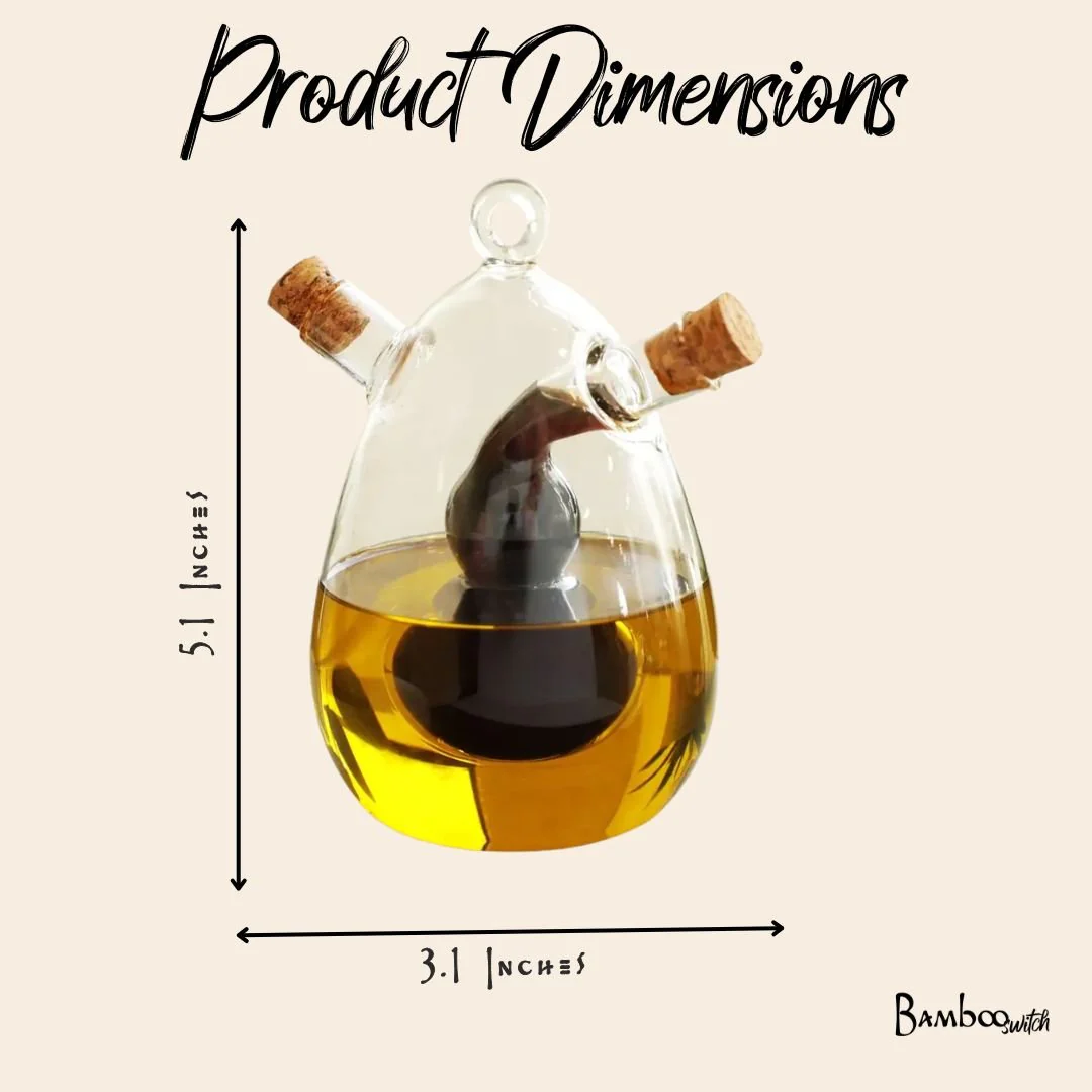Glass Oil and Vinegar Cruet - Image 4