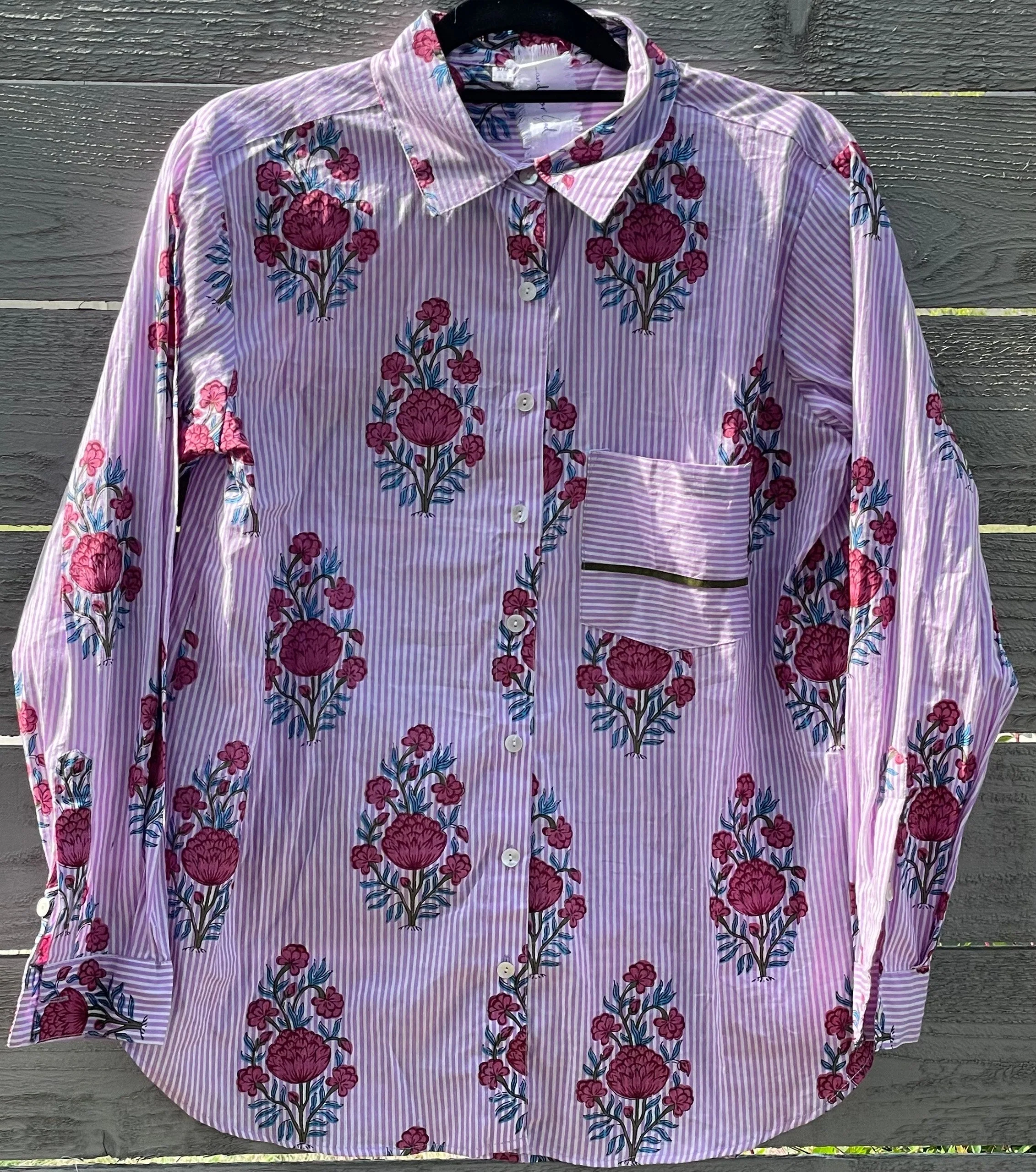 Good Boyfriend Shirt - Avalon Floral Lavender - Image 3