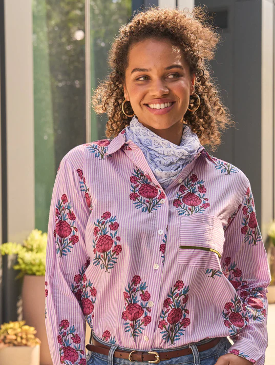 Good Boyfriend Shirt - Avalon Floral Lavender - Image 4