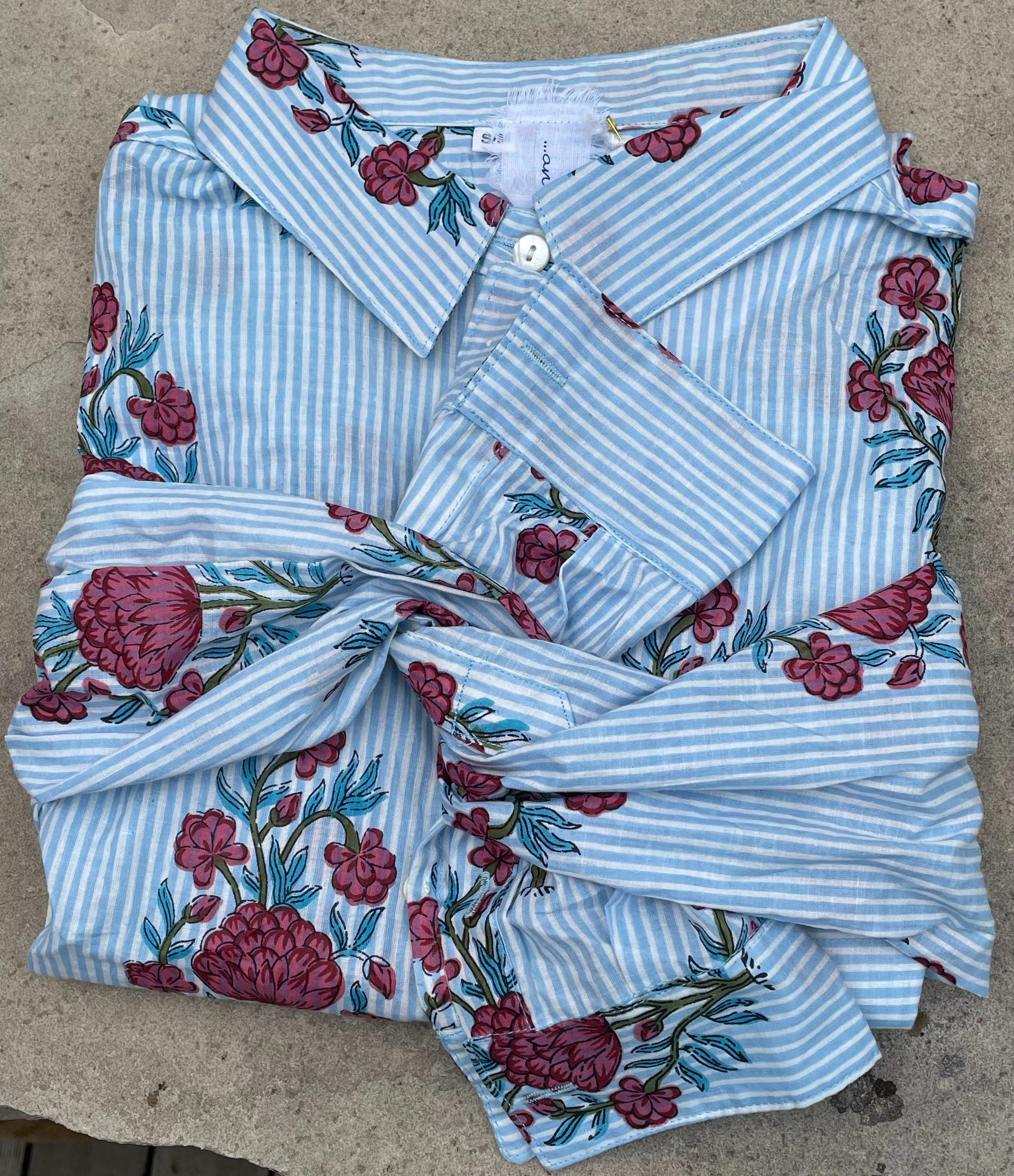 Good Boyfriend Shirt - Avalon Floral Sky - Image 2