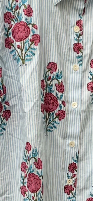 Good Boyfriend Shirt - Avalon Floral Sky - Image 3