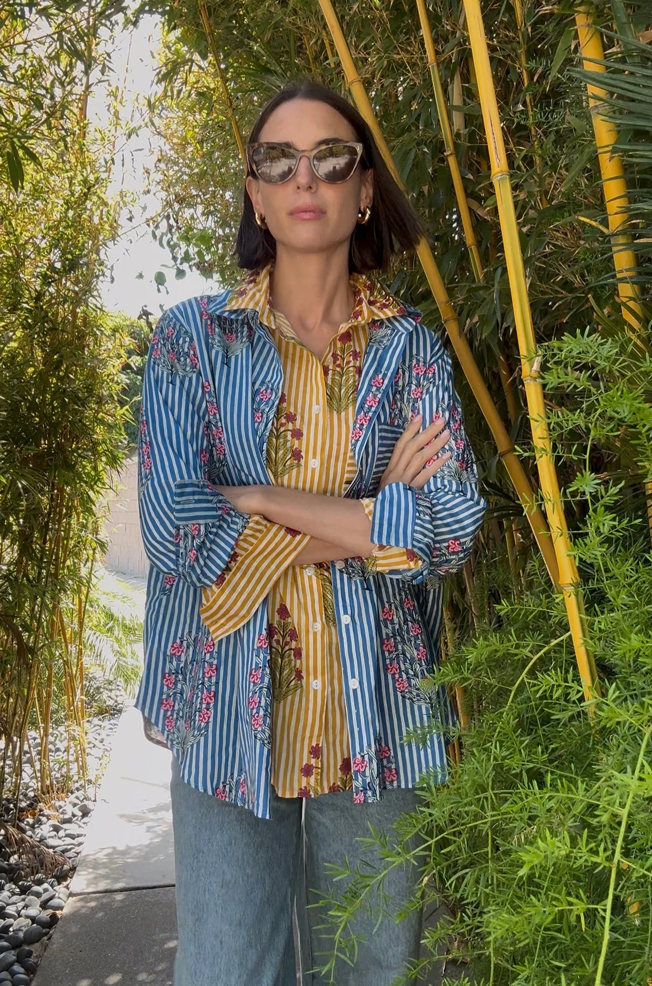 Good Boyfriend Shirt - Bali Floral Blue - Image 2