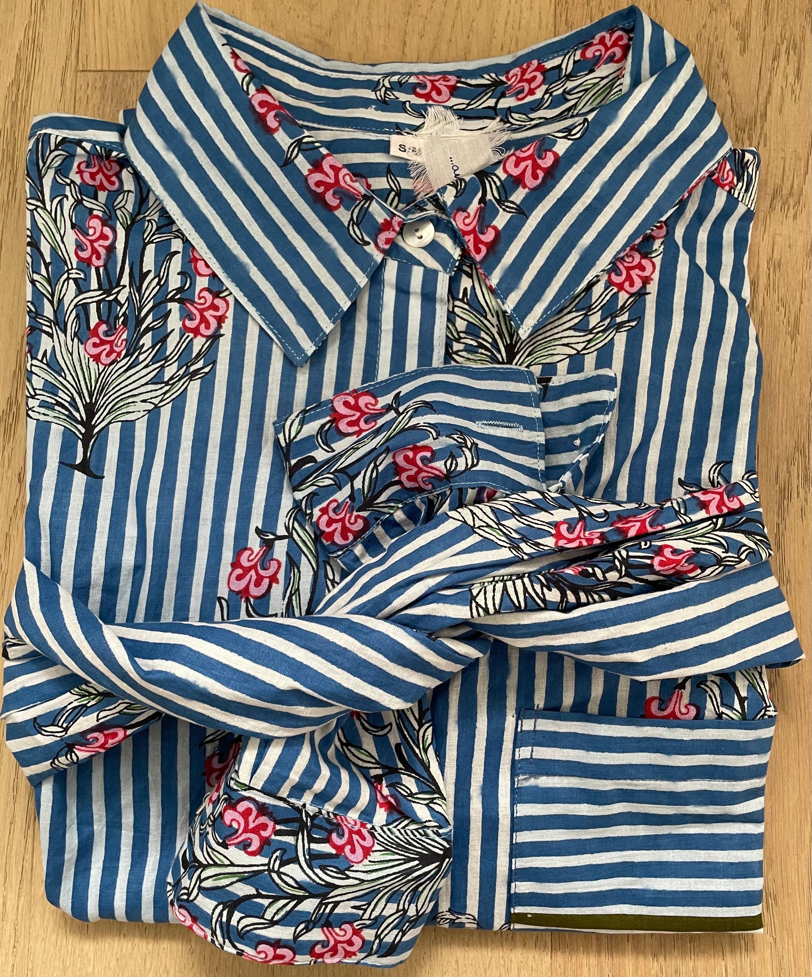 Good Boyfriend Shirt - Bali Floral Blue - Image 5