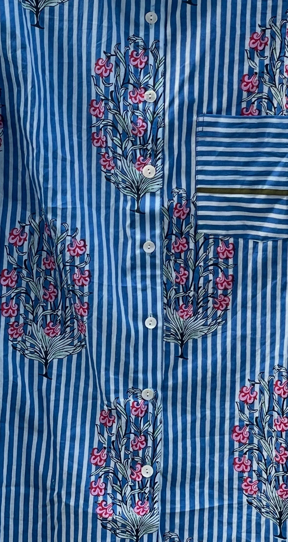 Good Boyfriend Shirt - Bali Floral Blue - Image 6
