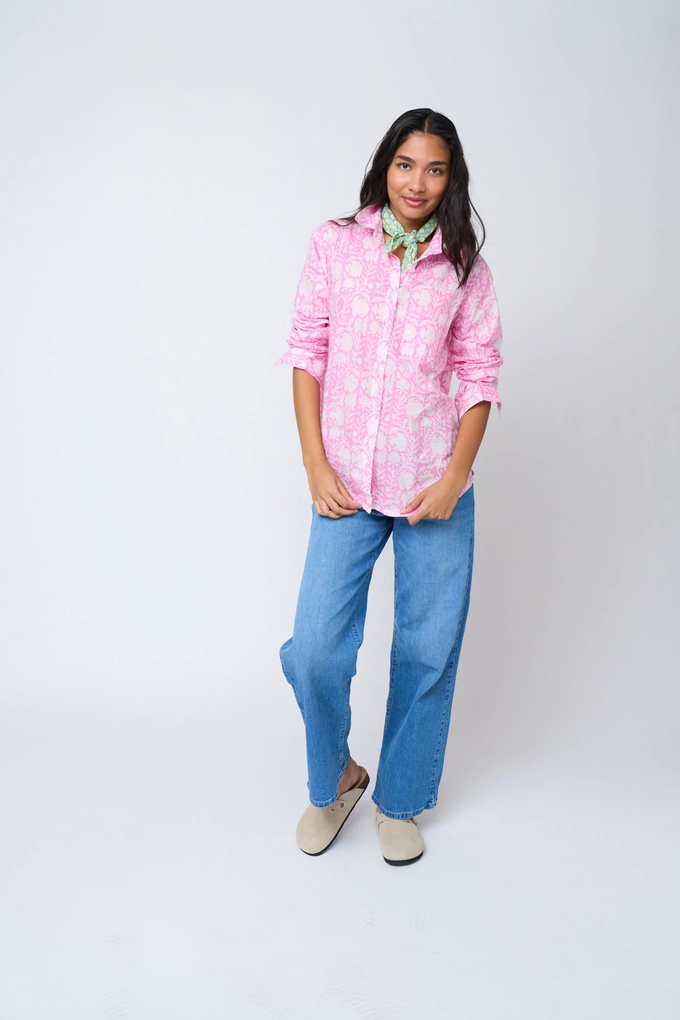 Good Boyfriend Shirt - Capri Floral Dahlia - Image 12