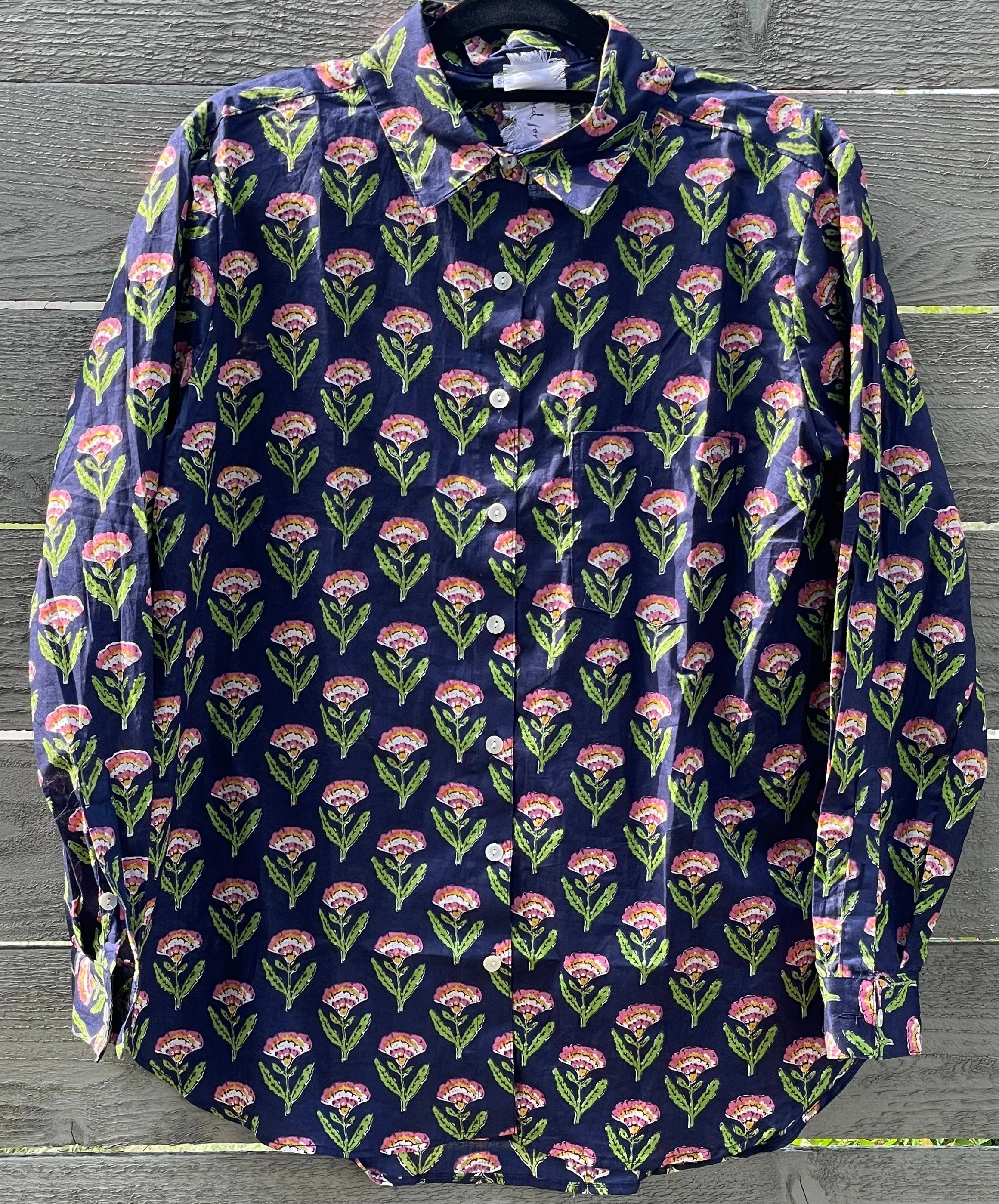 Good Boyfriend Shirt - Carolina Tulip Navy - Image 7