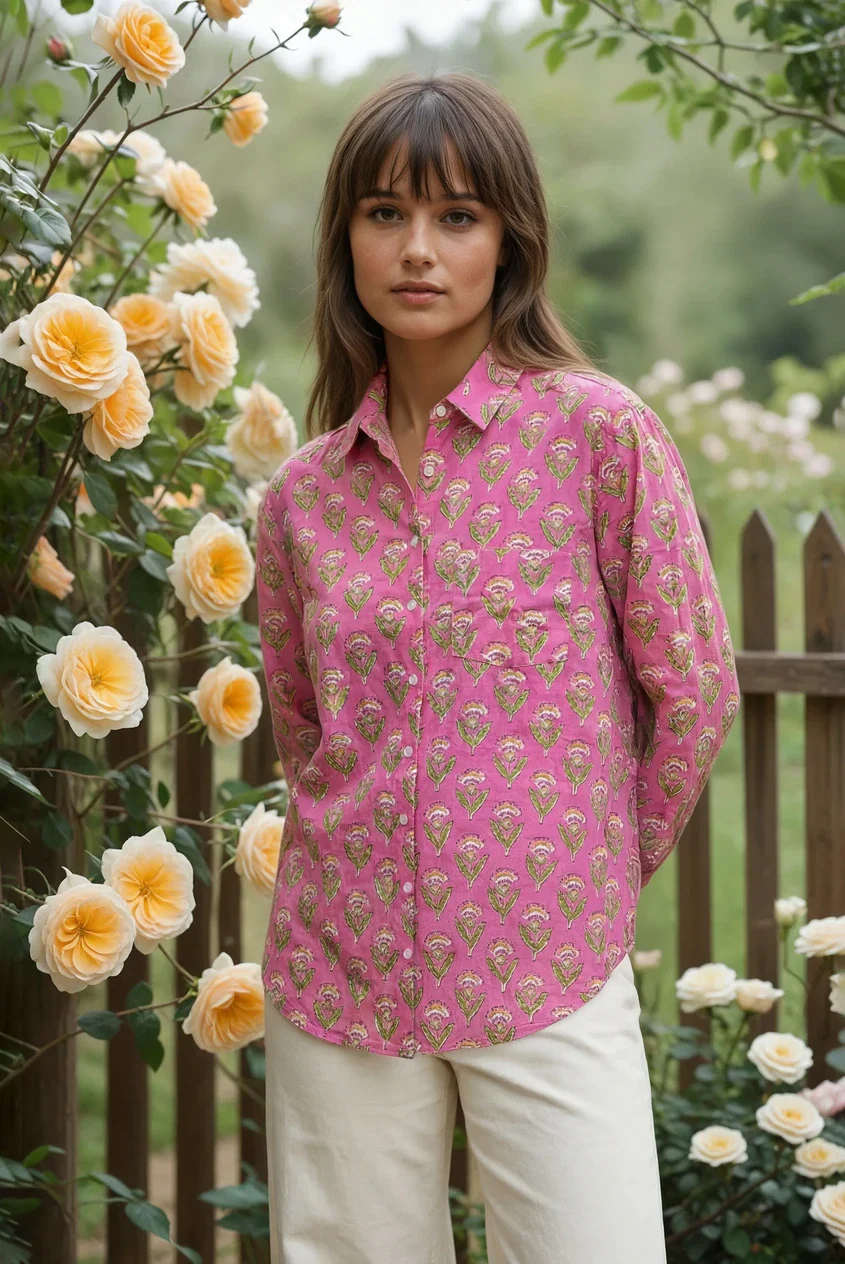 Good Boyfriend Shirt - Carolina Tulip Petal Pink - Image 2
