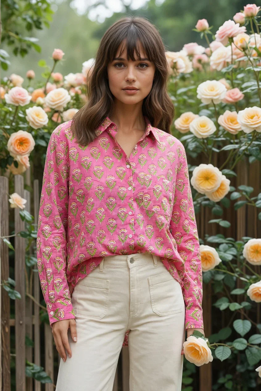 Good Boyfriend Shirt - Carolina Tulip Petal Pink - Image 3