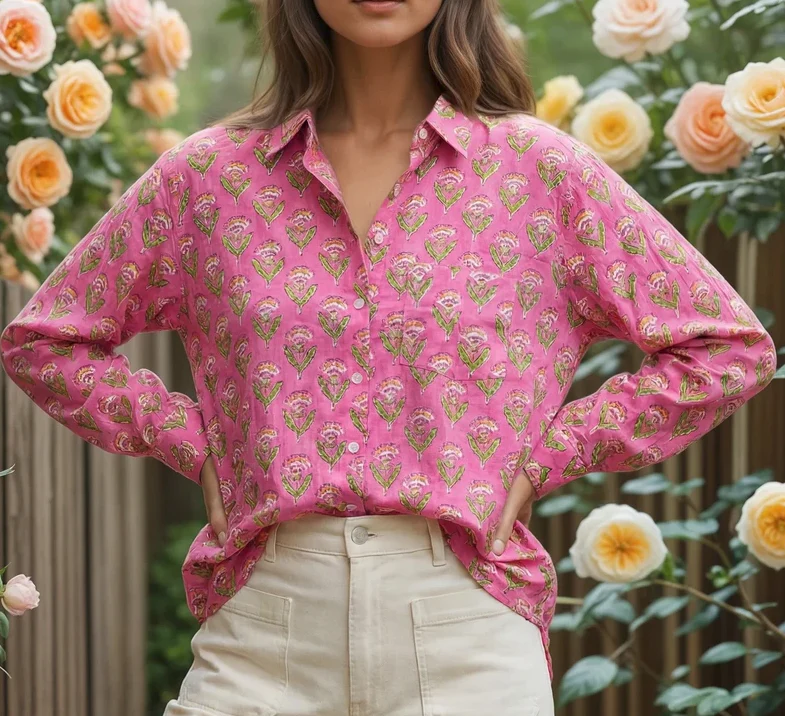 Good Boyfriend Shirt - Carolina Tulip Petal Pink - Image 5