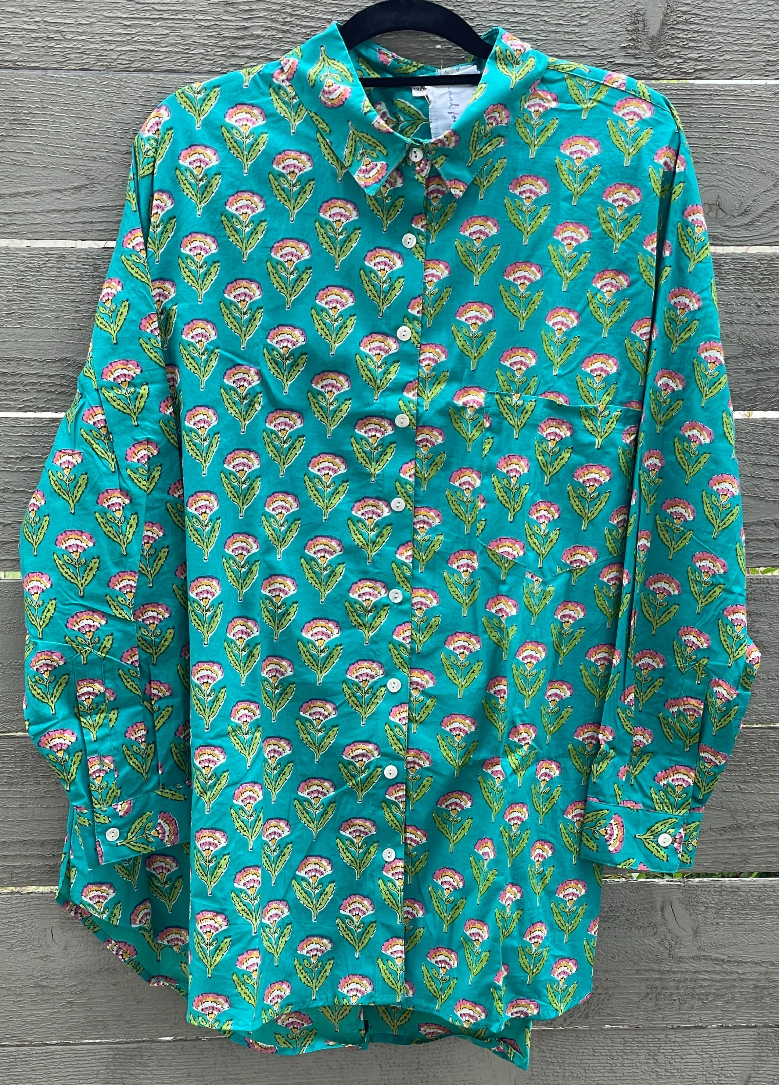 Good Boyfriend Shirt - Carolina Tulip Teal - Image 3