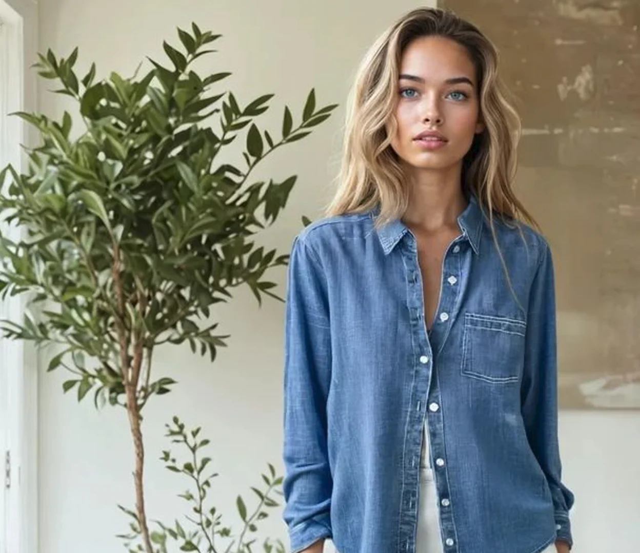 Good Boyfriend Shirt - Chambray - Image 3