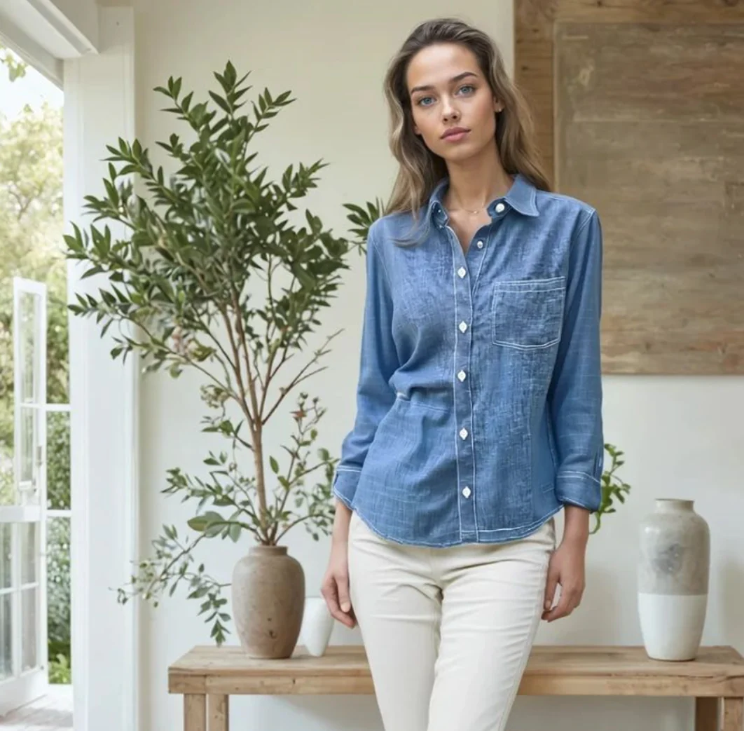 Good Boyfriend Shirt - Chambray - Image 4